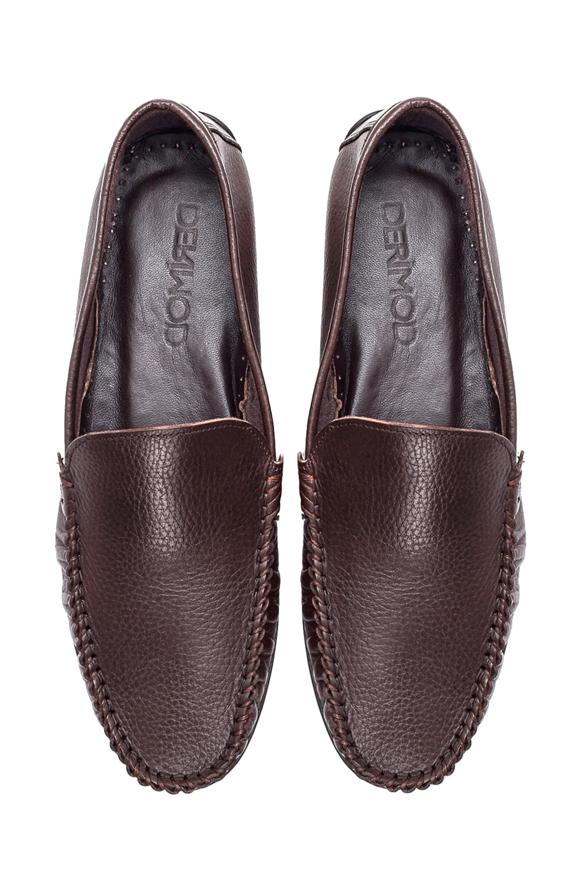 Erkek Kahverengi Deri Casual Loafer - Image 7