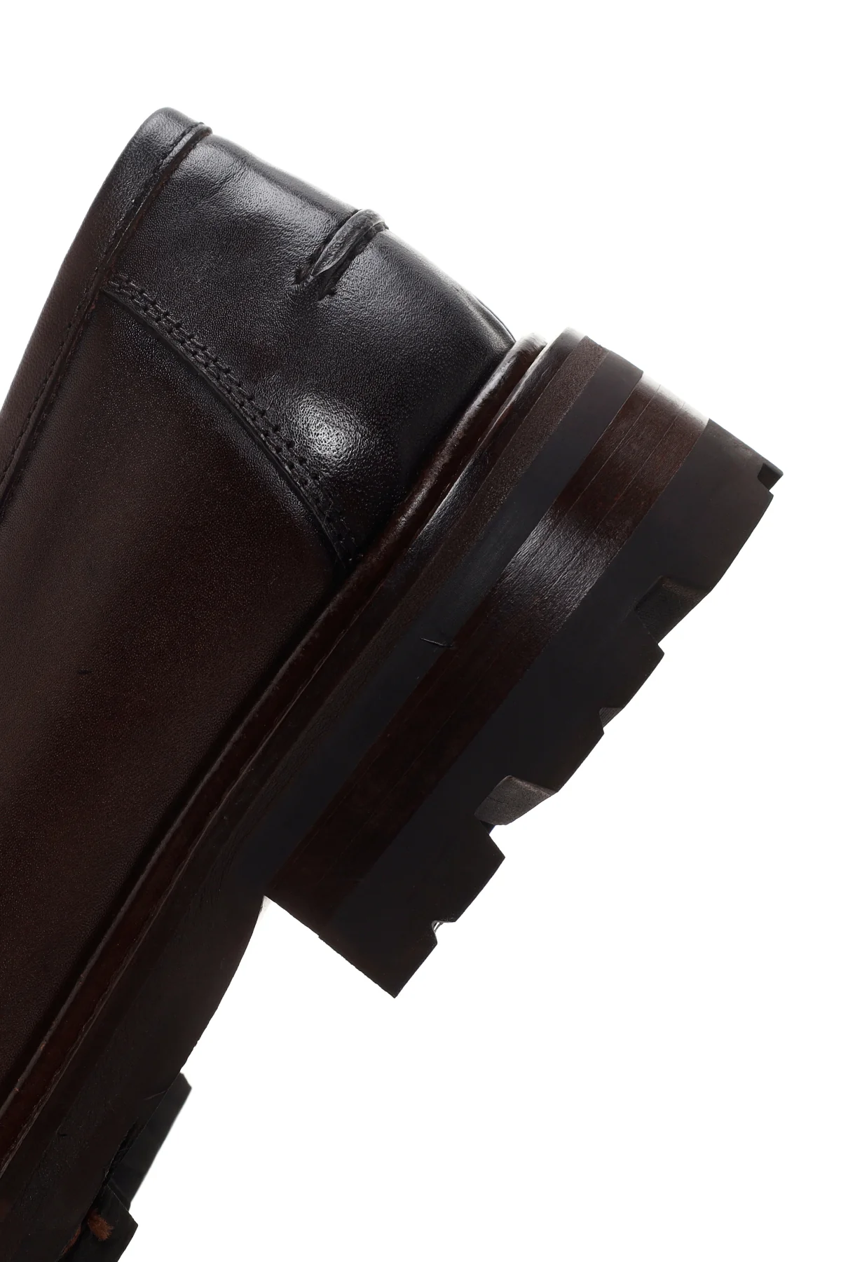 Erkek Kahverengi Deri Casual Loafer - Image 7