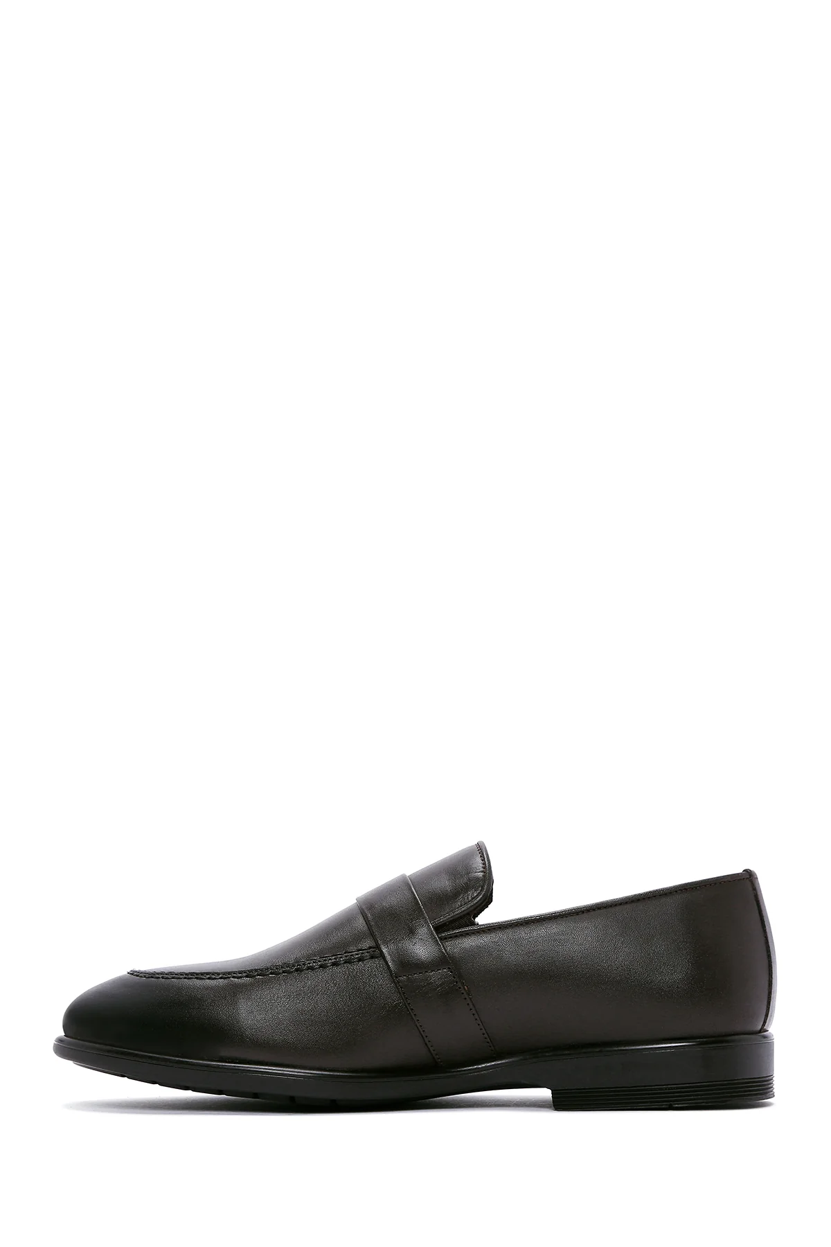 Erkek Kahverengi Deri Casual Loafer - Image 2