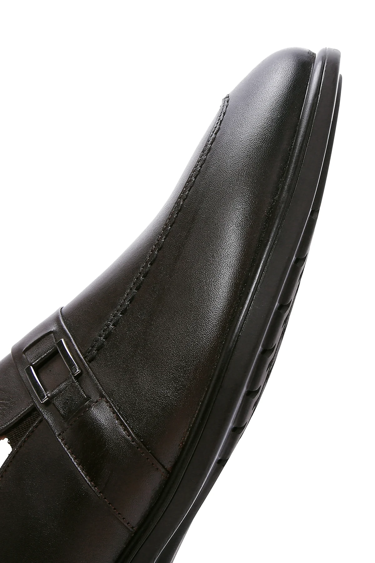 Erkek Kahverengi Deri Casual Loafer - Image 9