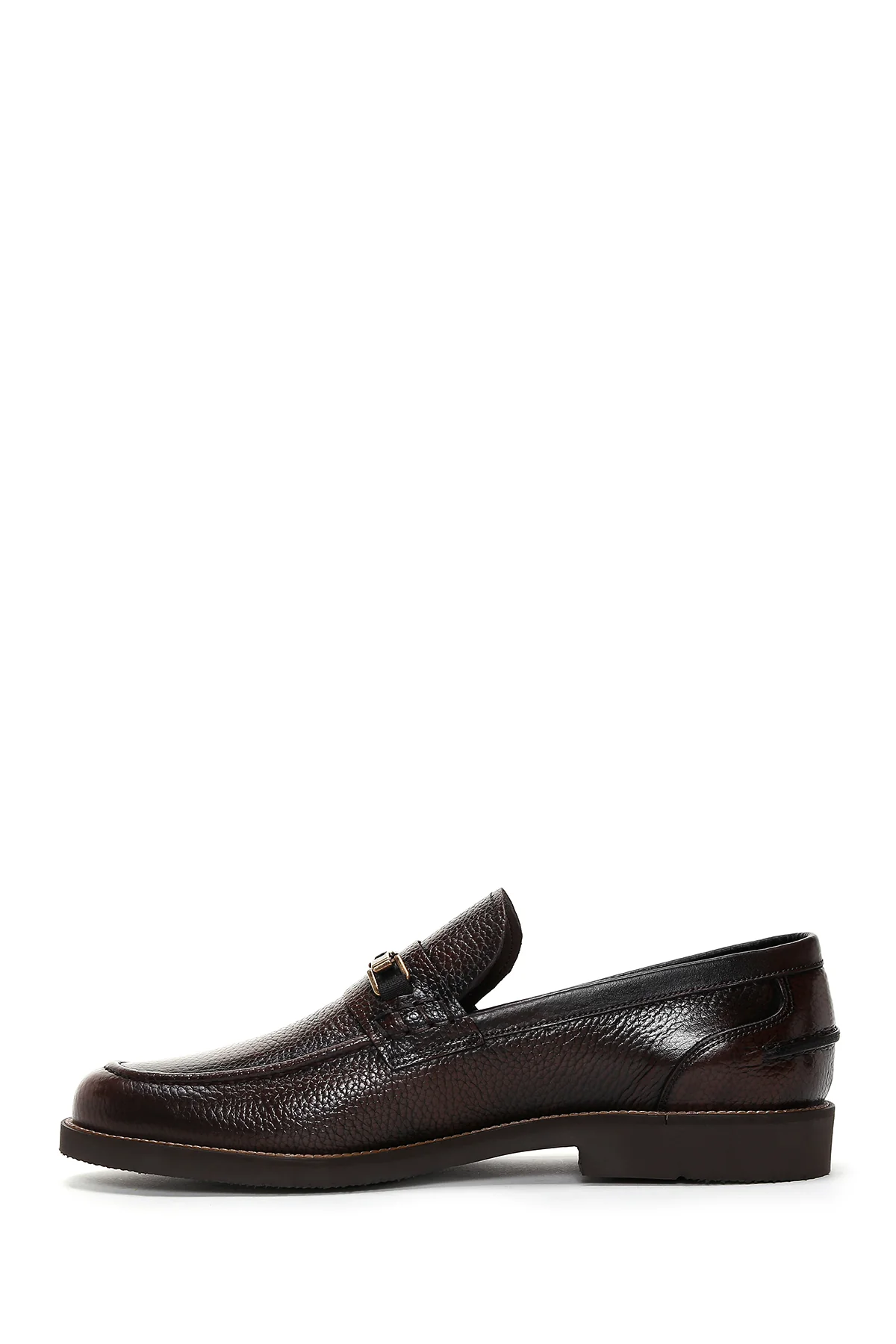 Erkek Kahverengi Deri Casual Loafer - Image 2