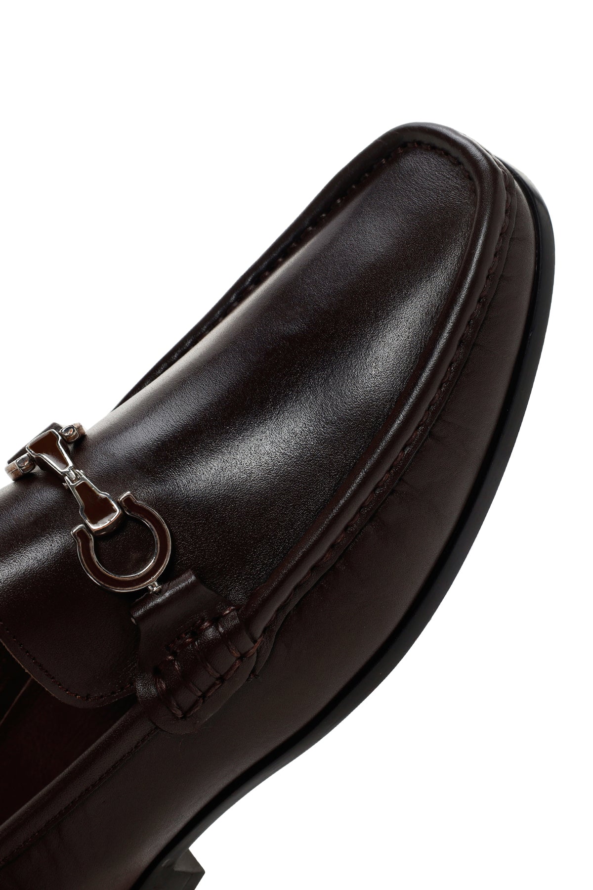 Erkek Kahverengi Deri Casual Loafer - Image 10