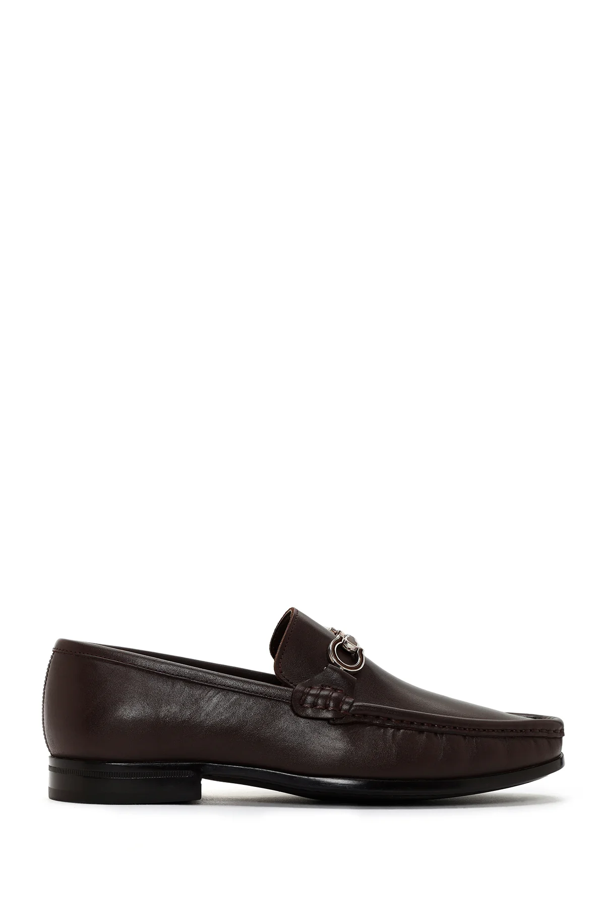 Erkek Kahverengi Deri Casual Loafer - Image 2