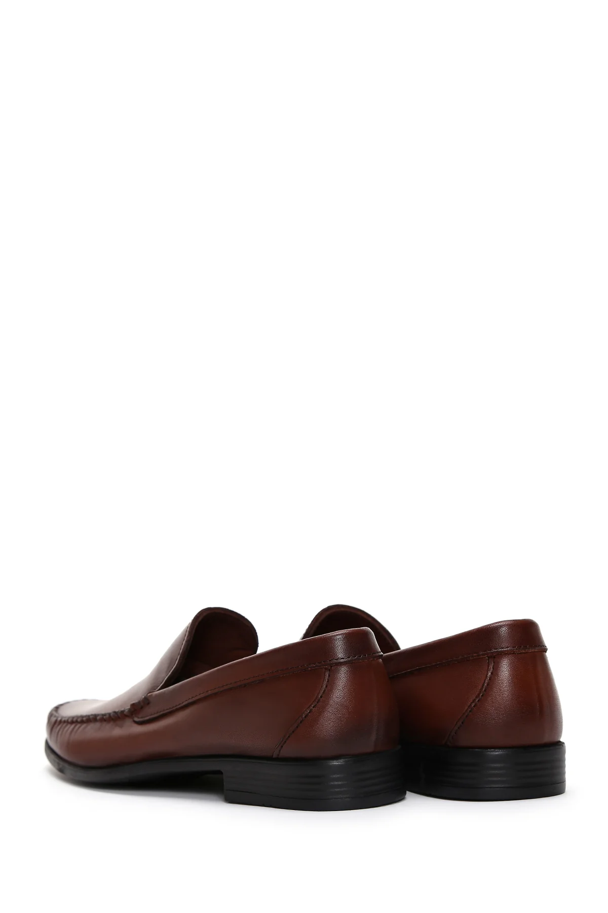 Erkek Kahverengi Deri Casual Loafer - Image 5
