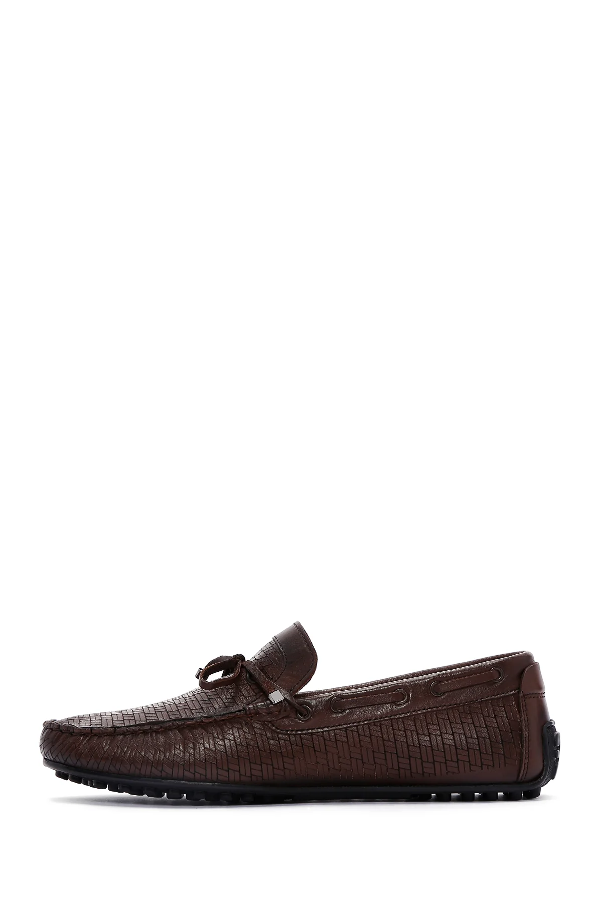 Erkek Kahverengi Deri Casual Loafer - Image 2