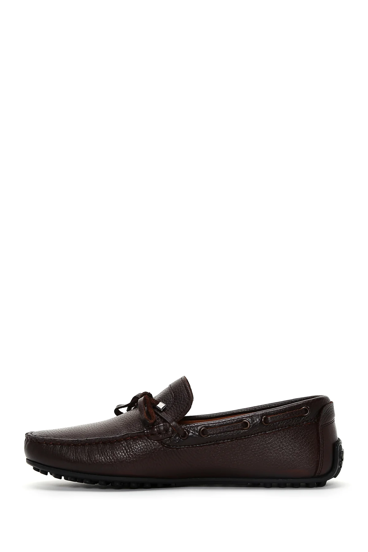 Erkek Kahverengi Deri Casual Loafer - Image 2