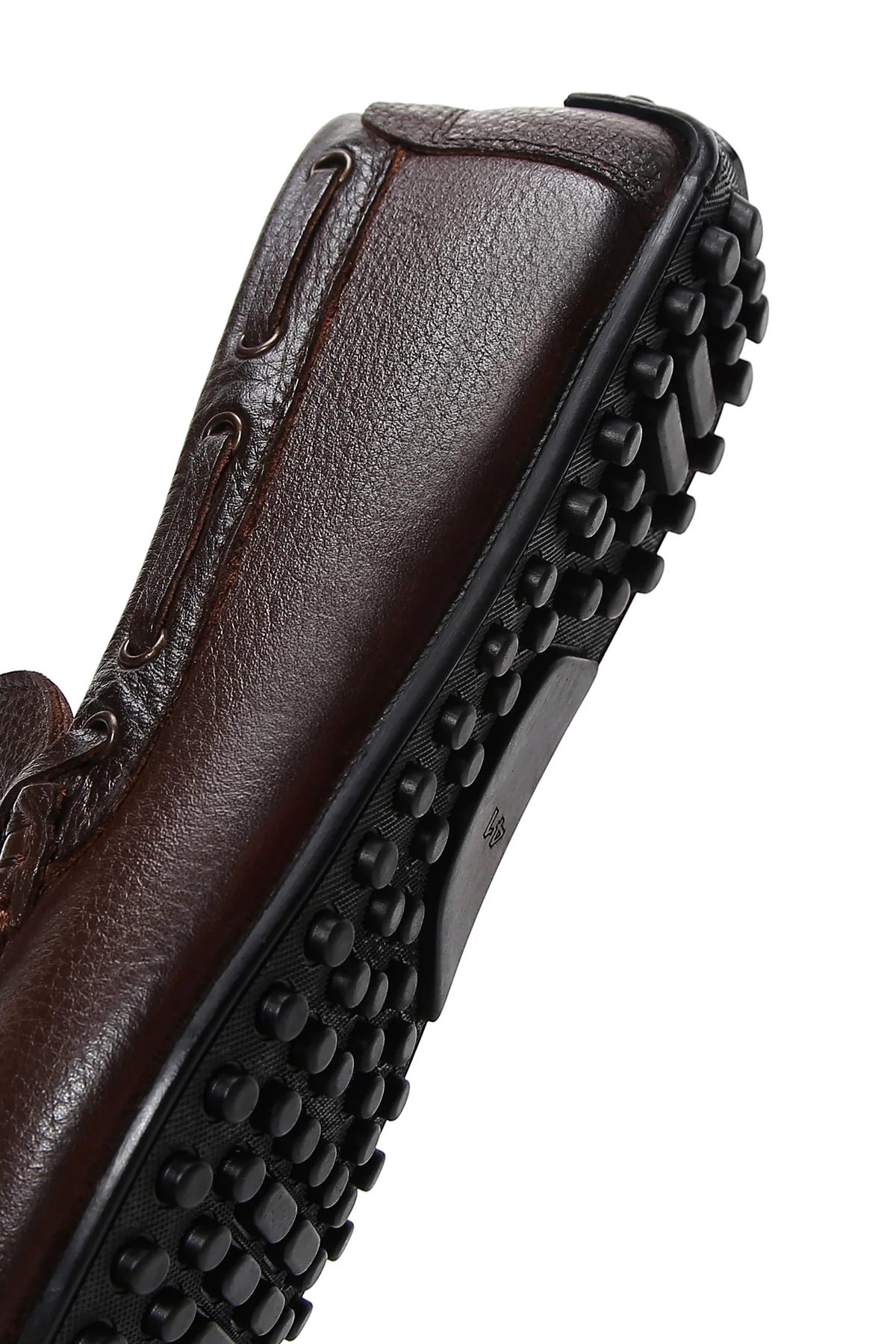 Erkek Kahverengi Deri Casual Loafer - Image 7