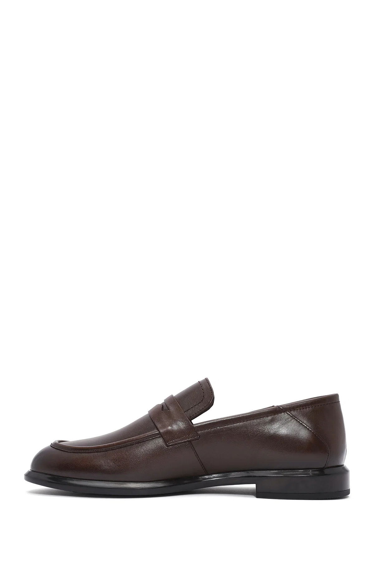 Erkek Kahverengi Deri Casual Loafer - Image 2