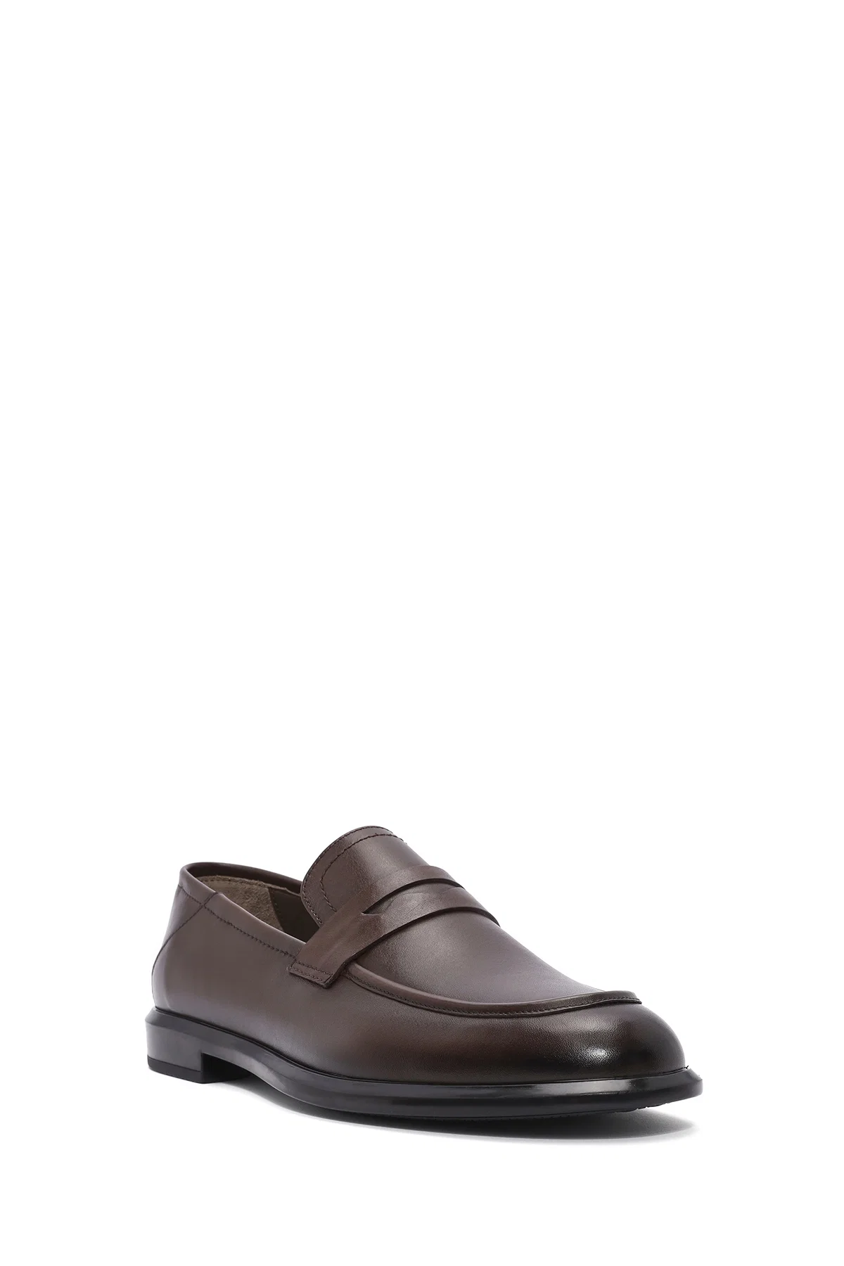 Erkek Kahverengi Deri Casual Loafer - Image 6