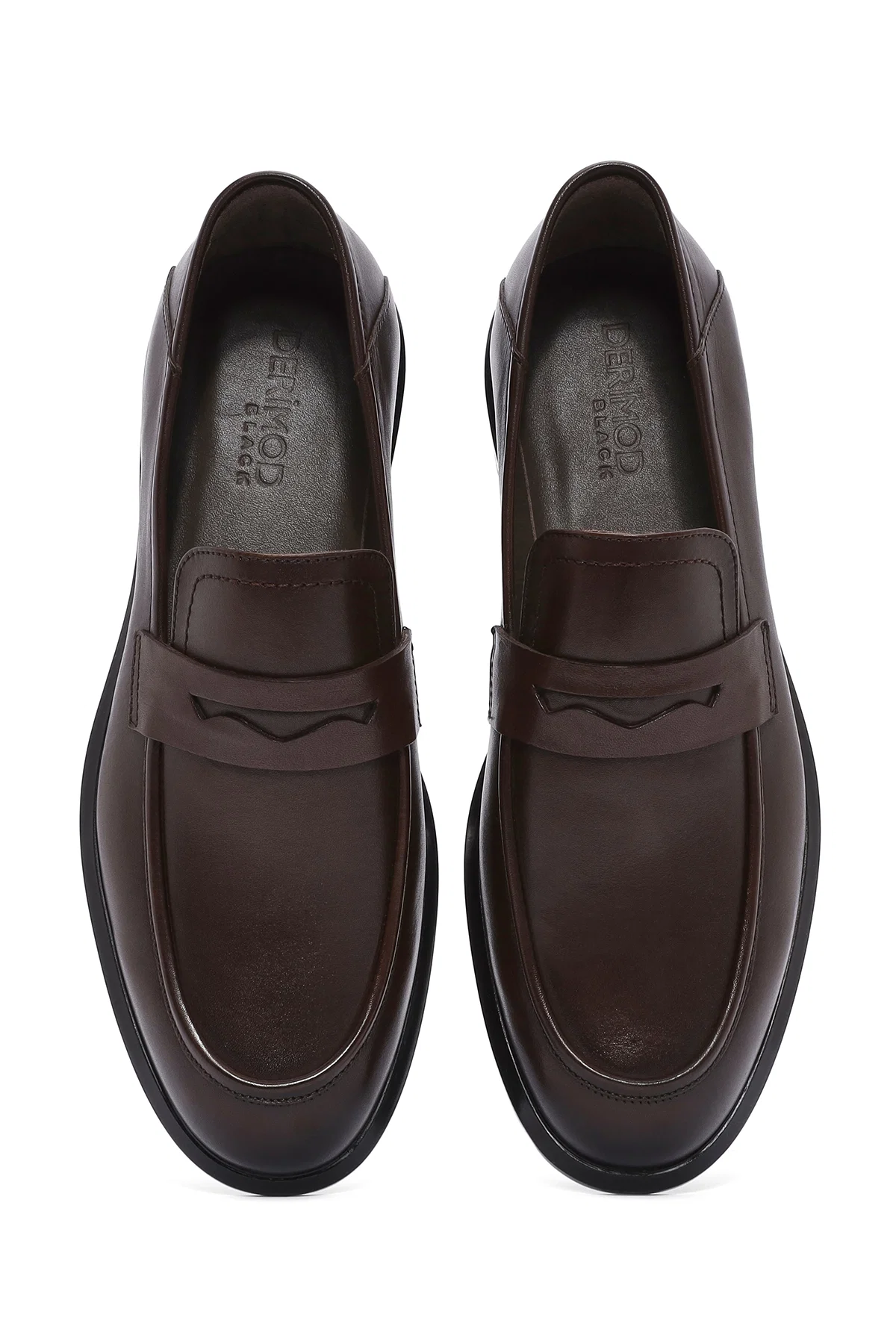Erkek Kahverengi Deri Casual Loafer - Image 7