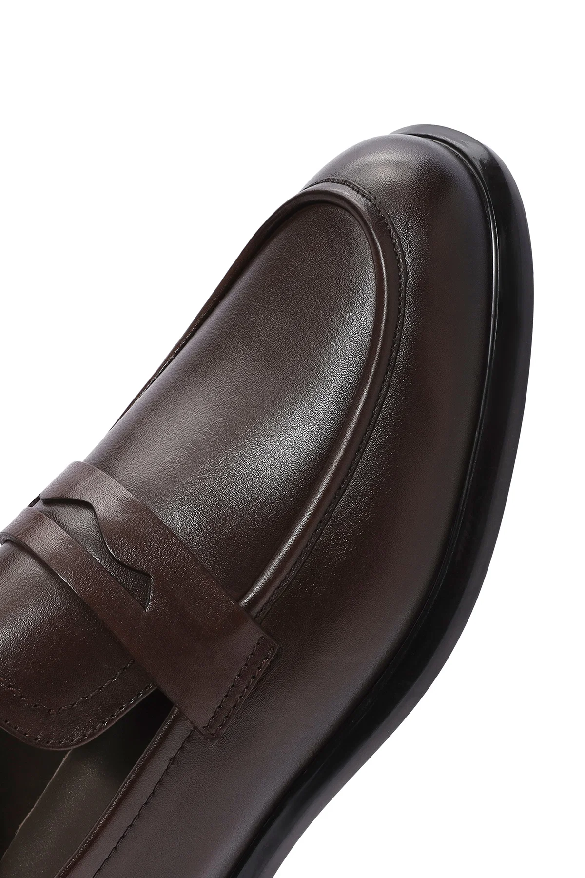 Erkek Kahverengi Deri Casual Loafer - Image 8