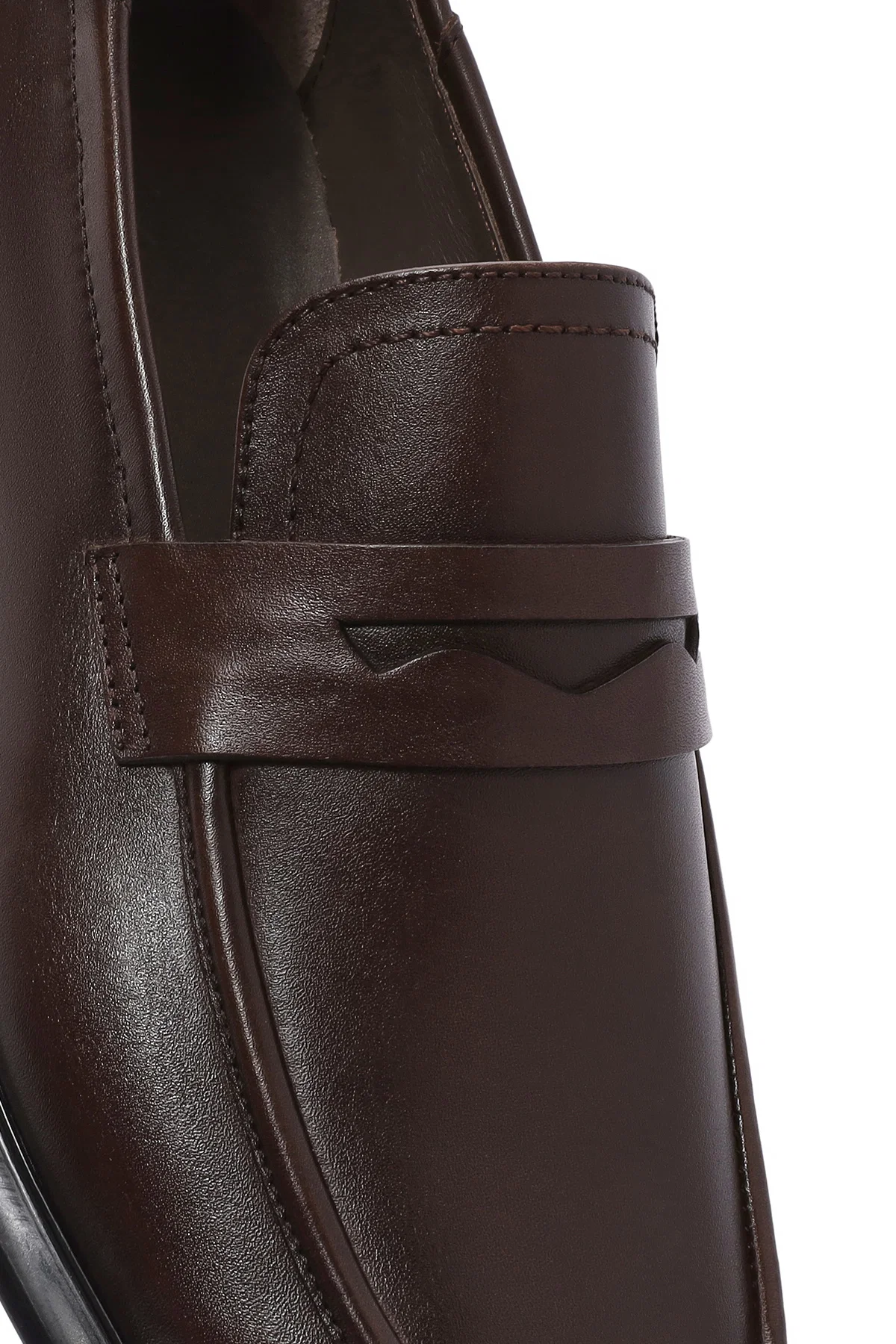 Erkek Kahverengi Deri Casual Loafer - Image 9