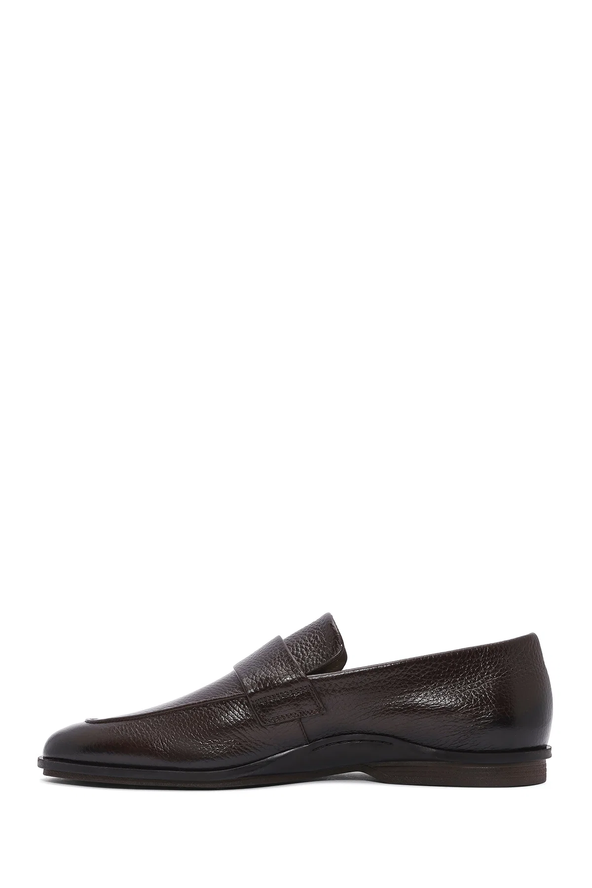 Erkek Kahverengi Deri Casual Loafer - Image 2