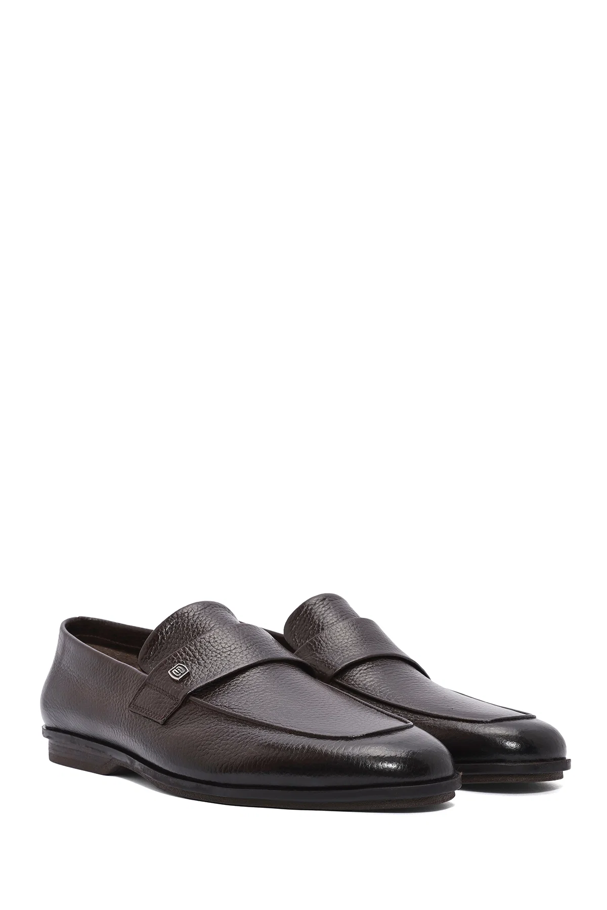 Erkek Kahverengi Deri Casual Loafer - Image 3