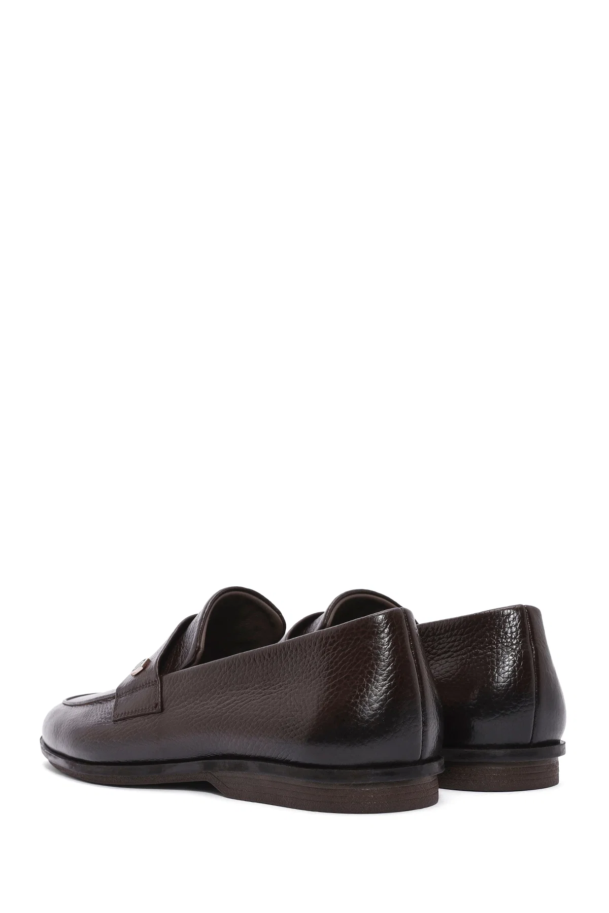 Erkek Kahverengi Deri Casual Loafer - Image 5