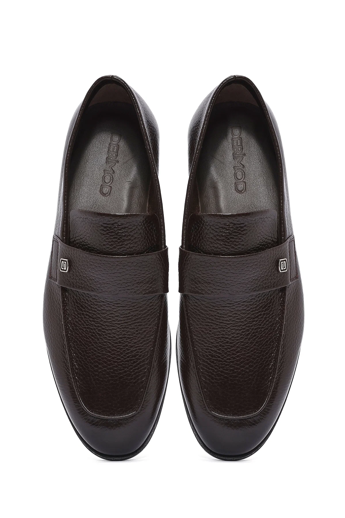 Erkek Kahverengi Deri Casual Loafer - Image 7