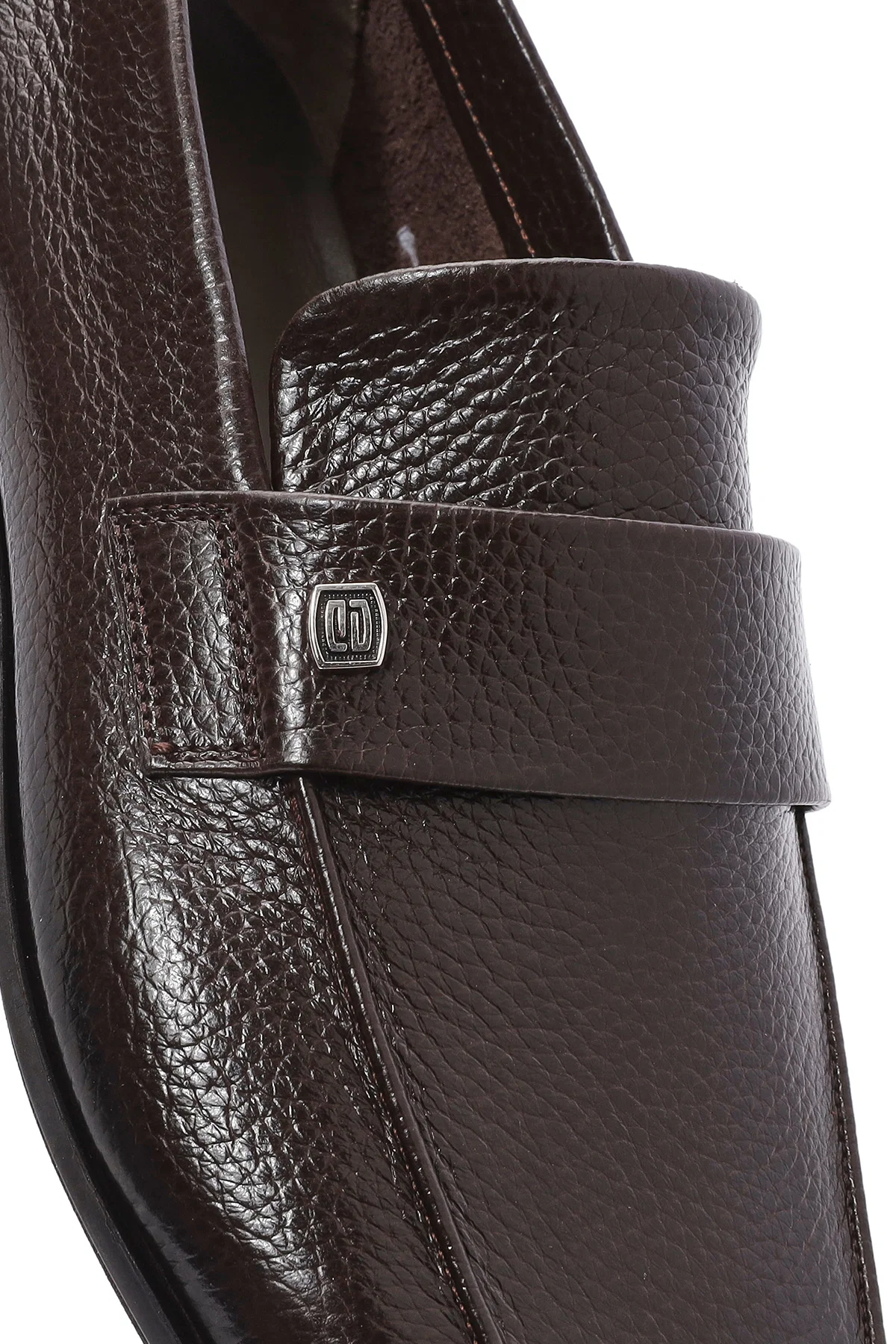 Erkek Kahverengi Deri Casual Loafer - Image 9