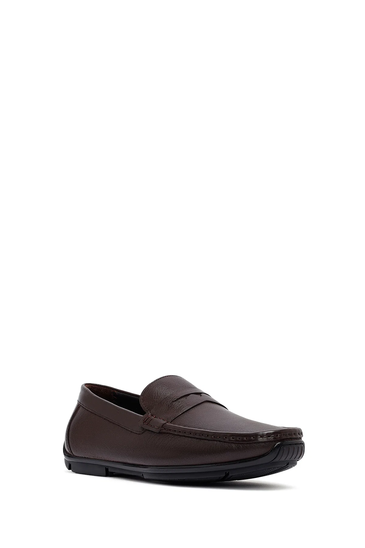 Erkek Kahverengi Deri Casual Loafer - Image 6