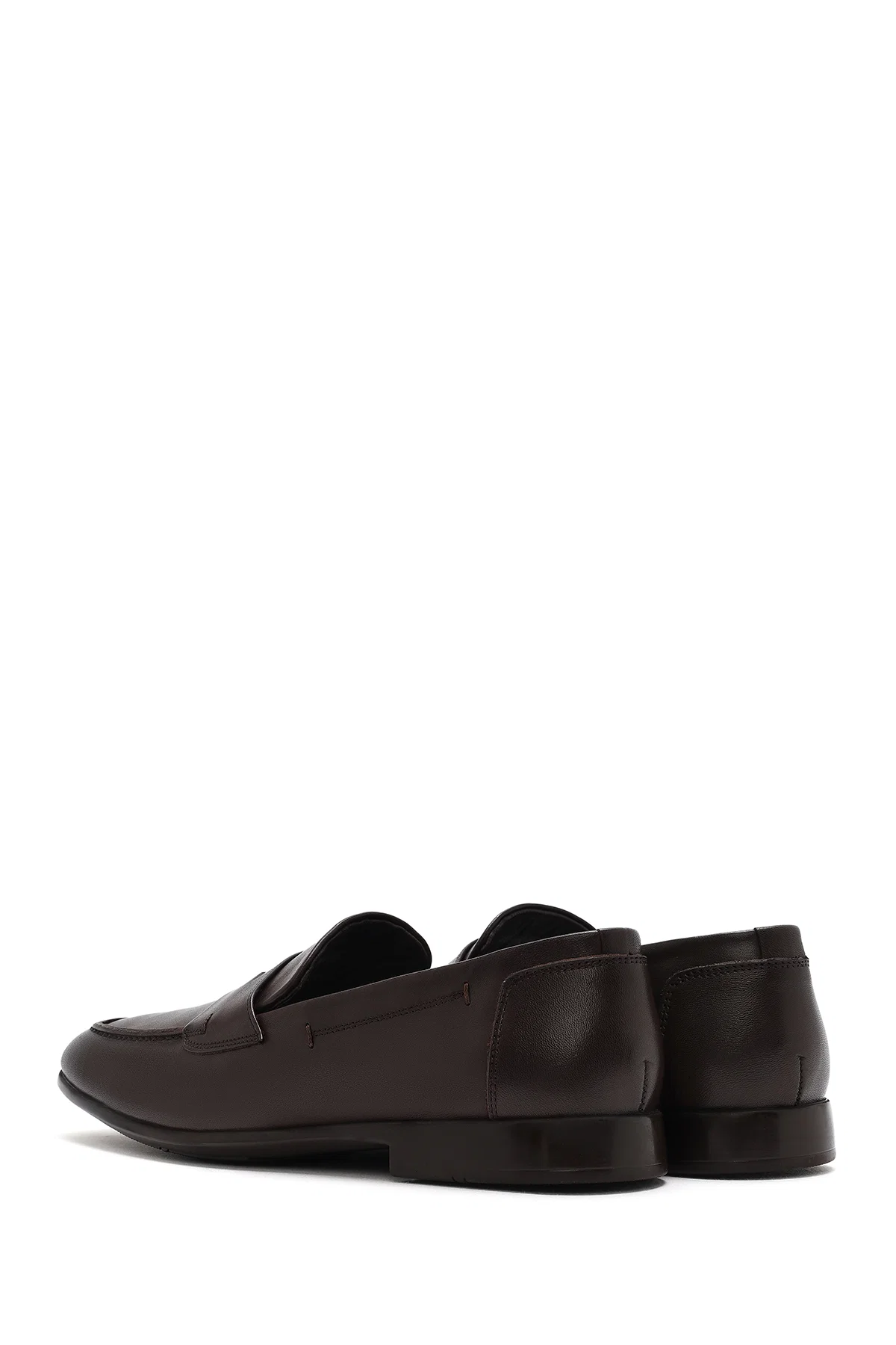 Erkek Kahverengi Deri Casual Loafer - Image 5
