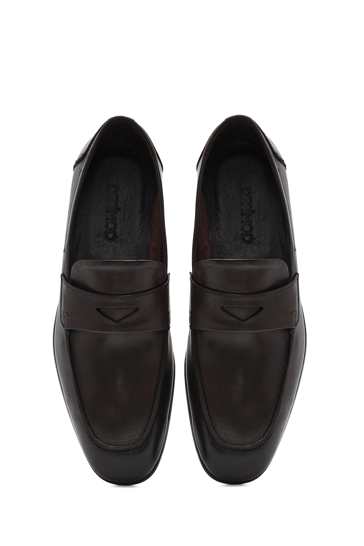 Erkek Kahverengi Deri Casual Loafer - Image 7