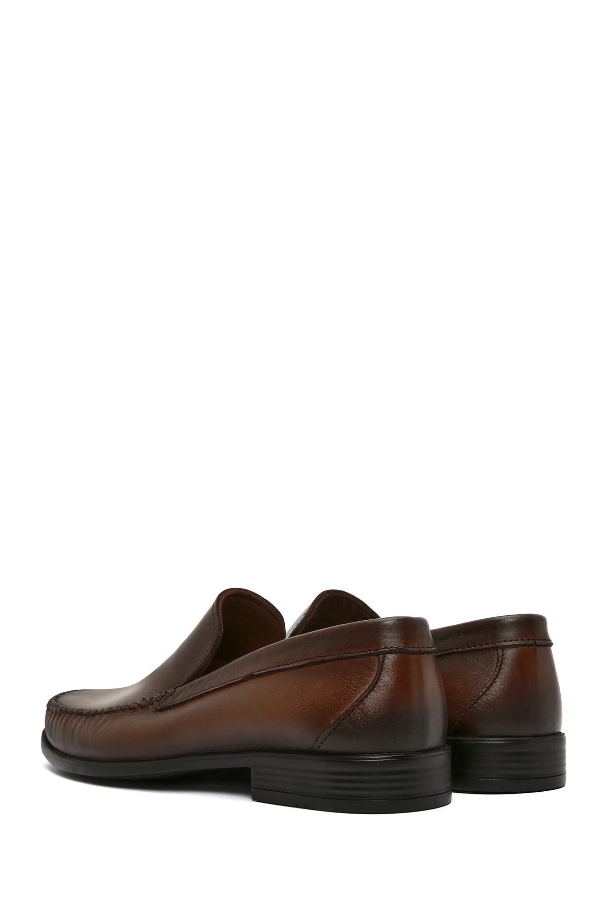 Erkek Kahverengi Deri Casual Loafer - Image 5