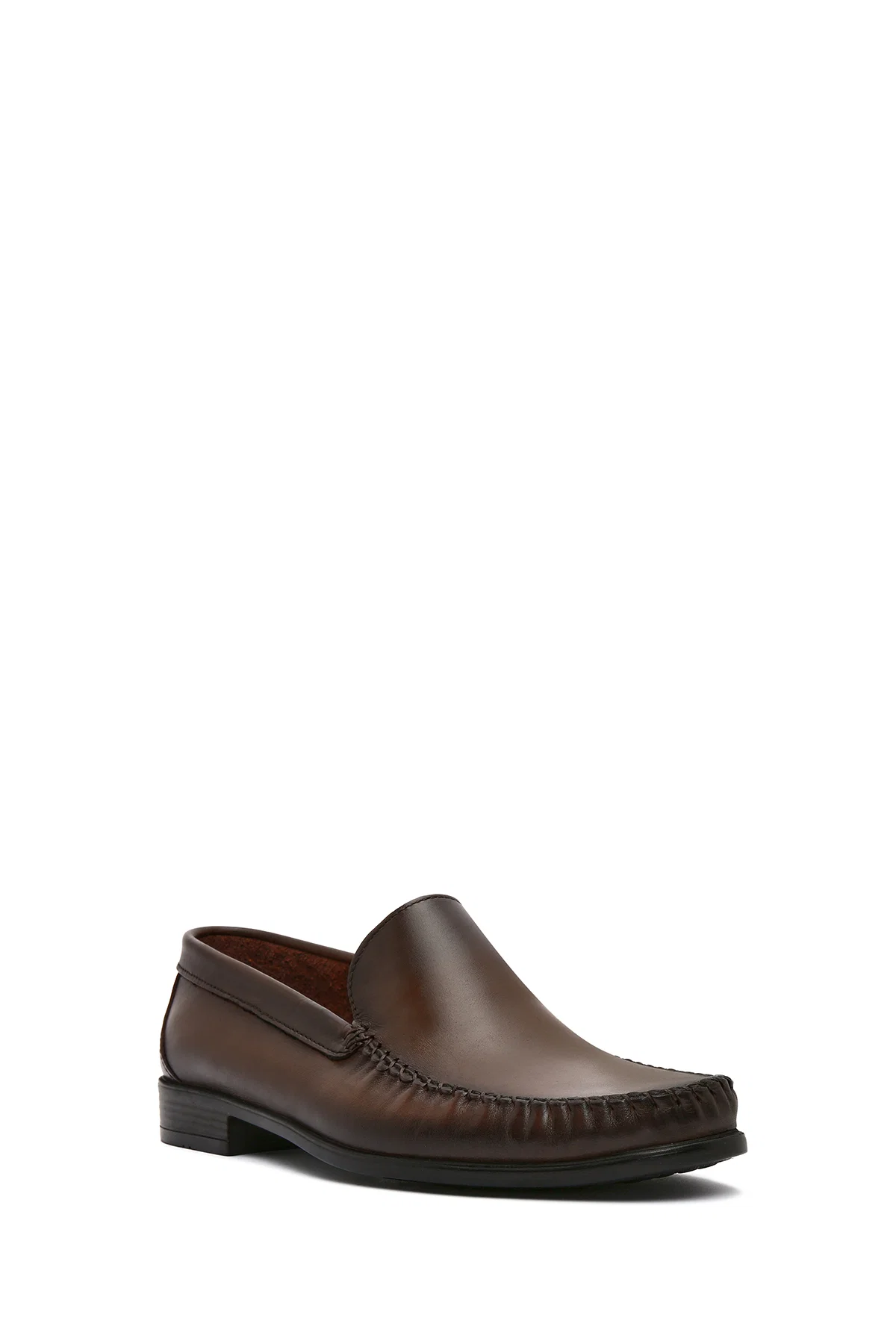 Erkek Kahverengi Deri Casual Loafer - Image 6