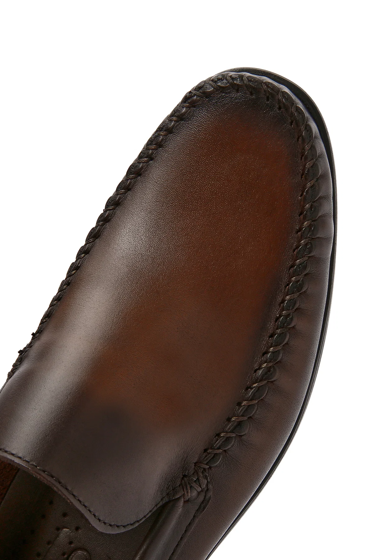 Erkek Kahverengi Deri Casual Loafer - Image 9
