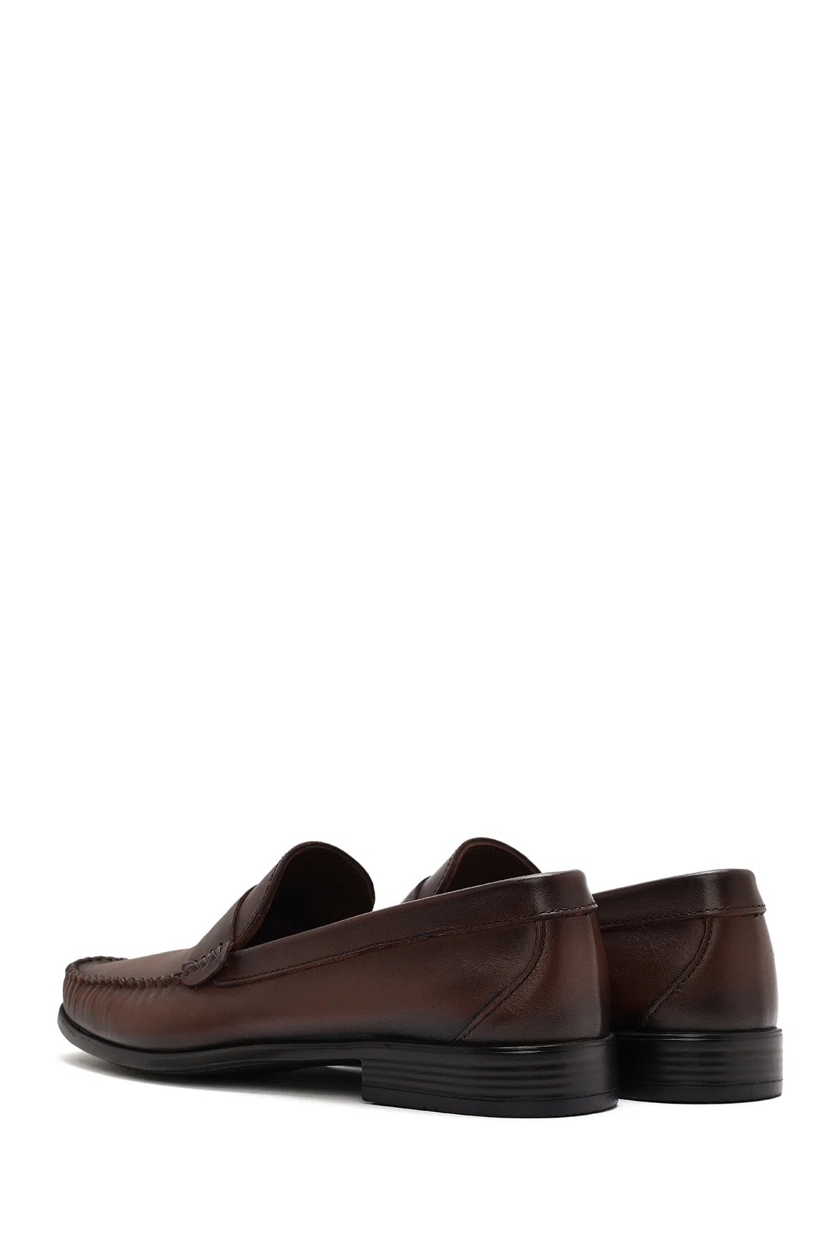 Erkek Kahverengi Deri Casual Loafer - Image 5