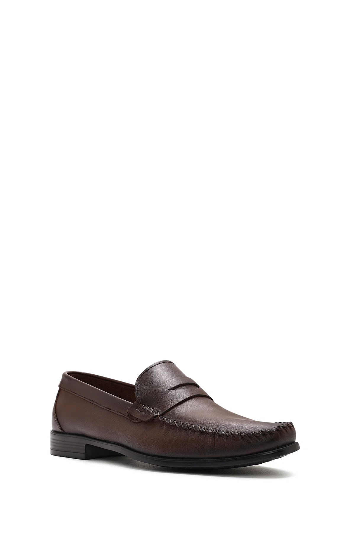 Erkek Kahverengi Deri Casual Loafer - Image 6