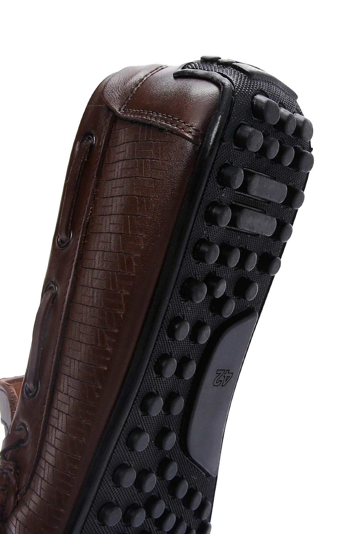 Erkek Kahverengi Deri Casual Loafer - Image 8