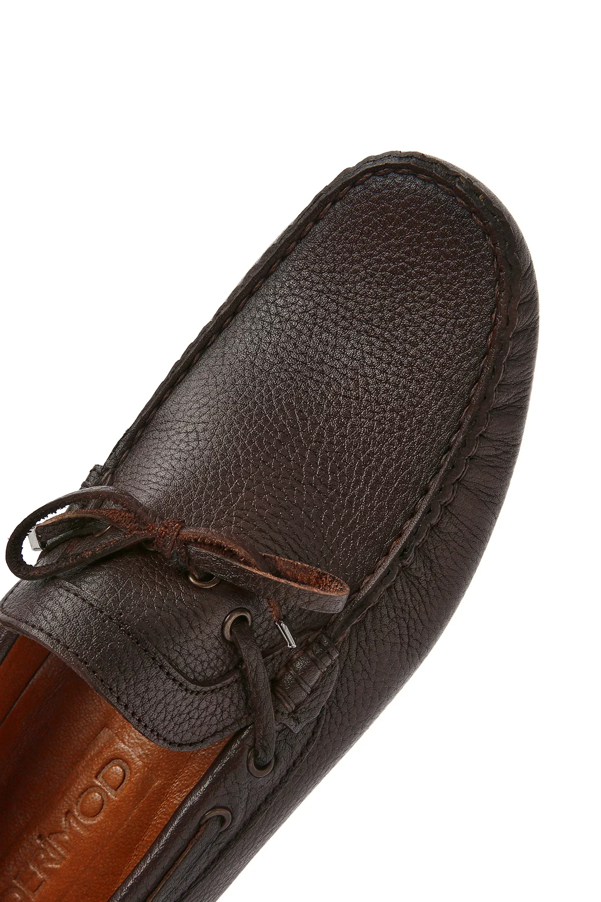 Erkek Kahverengi Deri Casual Loafer - Image 10