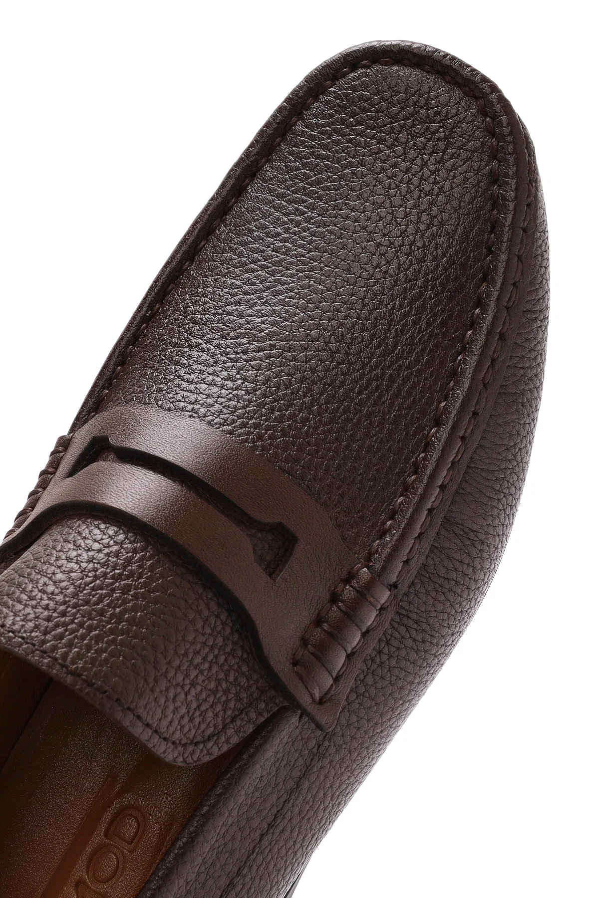 Erkek Kahverengi Deri Casual Loafer - Image 9