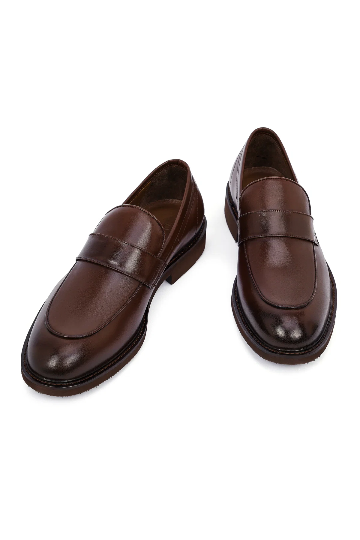 Erkek Kahverengi Deri Loafer - Image 12