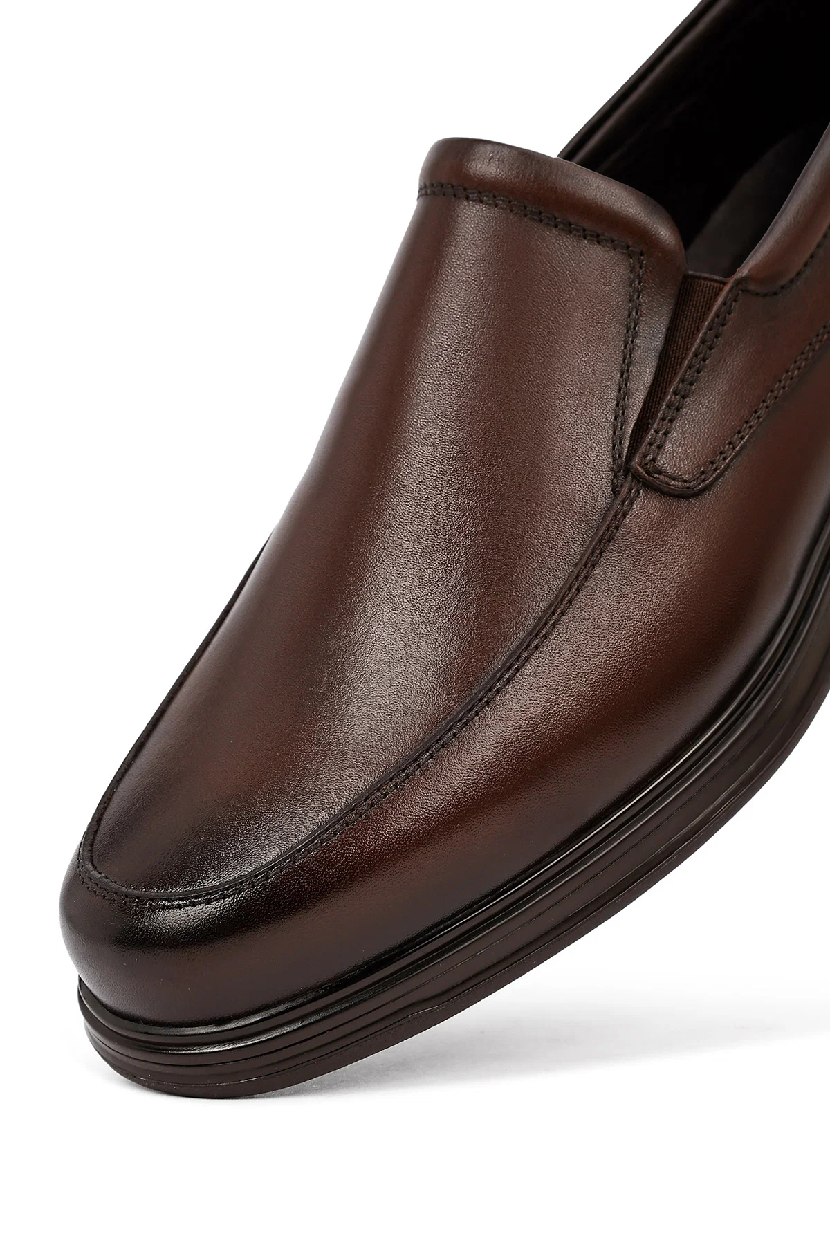 Erkek Kahverengi Deri Casual Loafer - Image 9