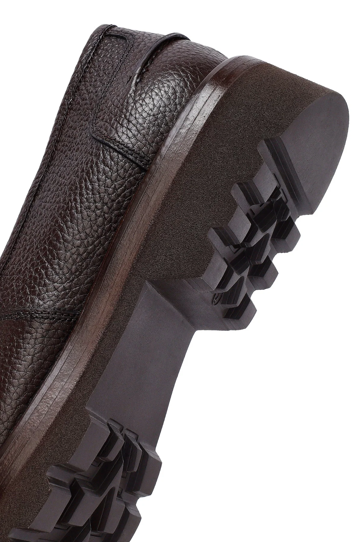 Erkek Kahverengi Deri Casual Loafer - Image 8