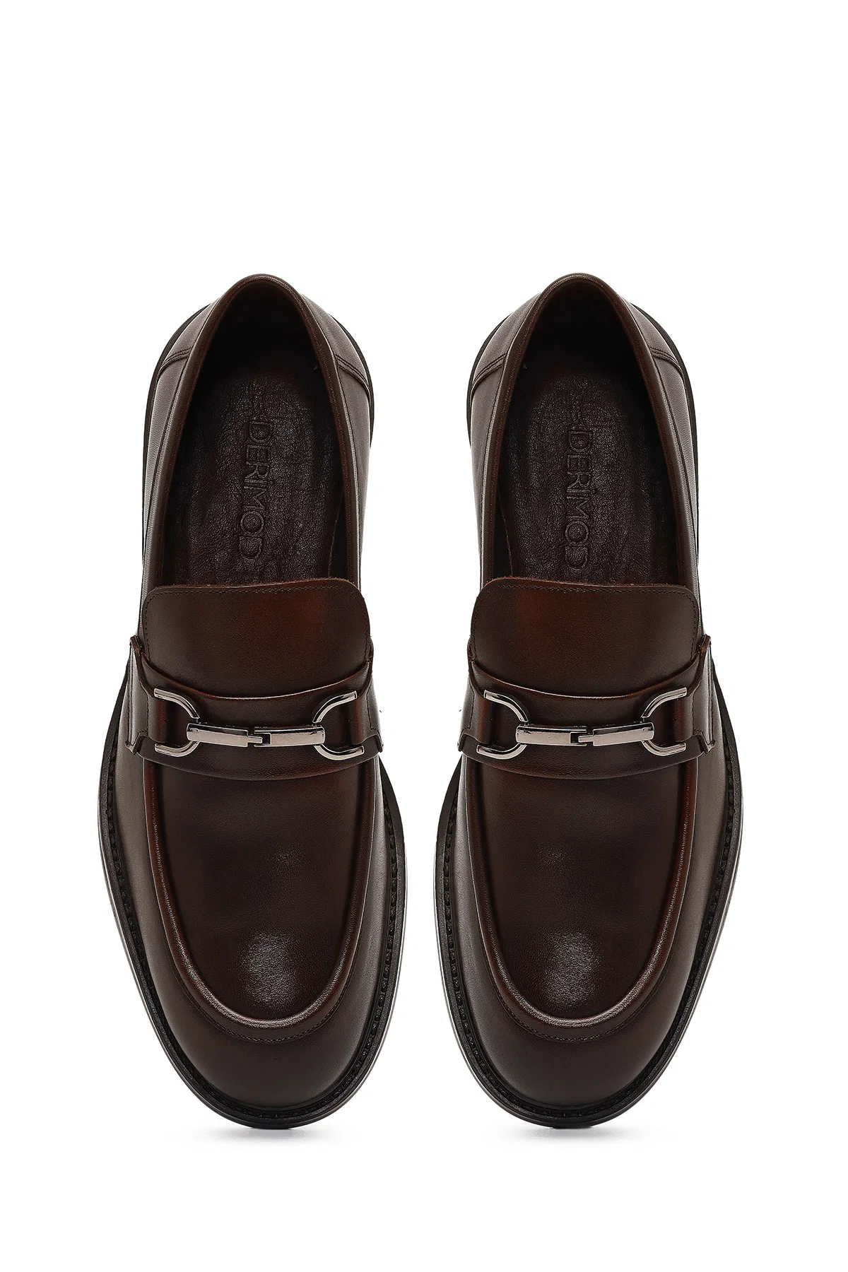 Erkek Kahverengi Deri Casual Loafer - Image 7