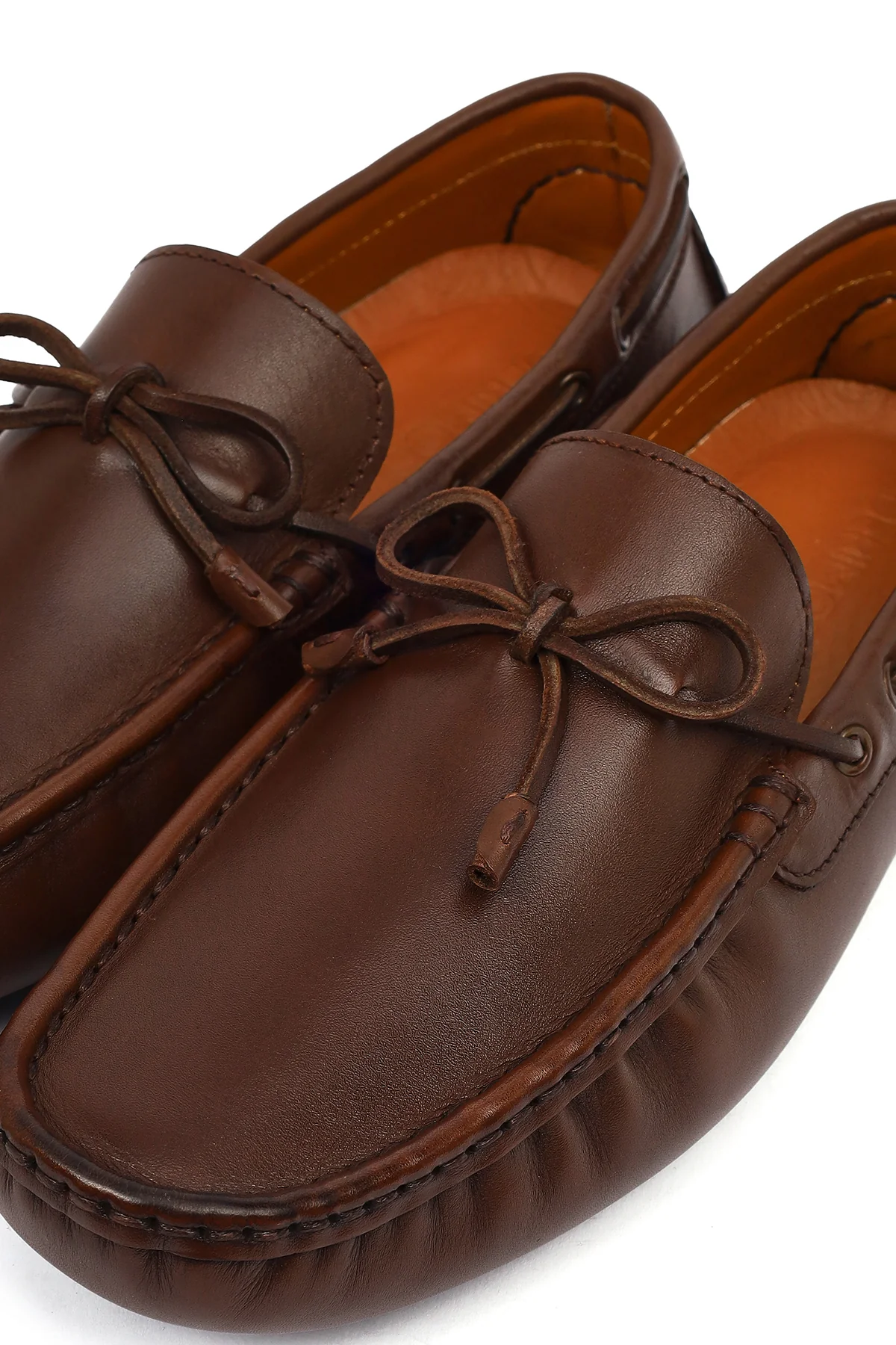 Erkek Kahverengi Deri Casual Loafer - Image 10