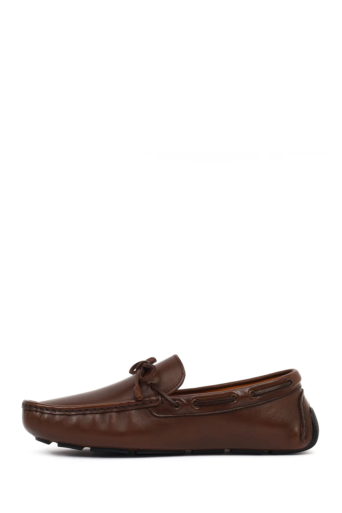 Erkek Kahverengi Deri Casual Loafer - Image 3