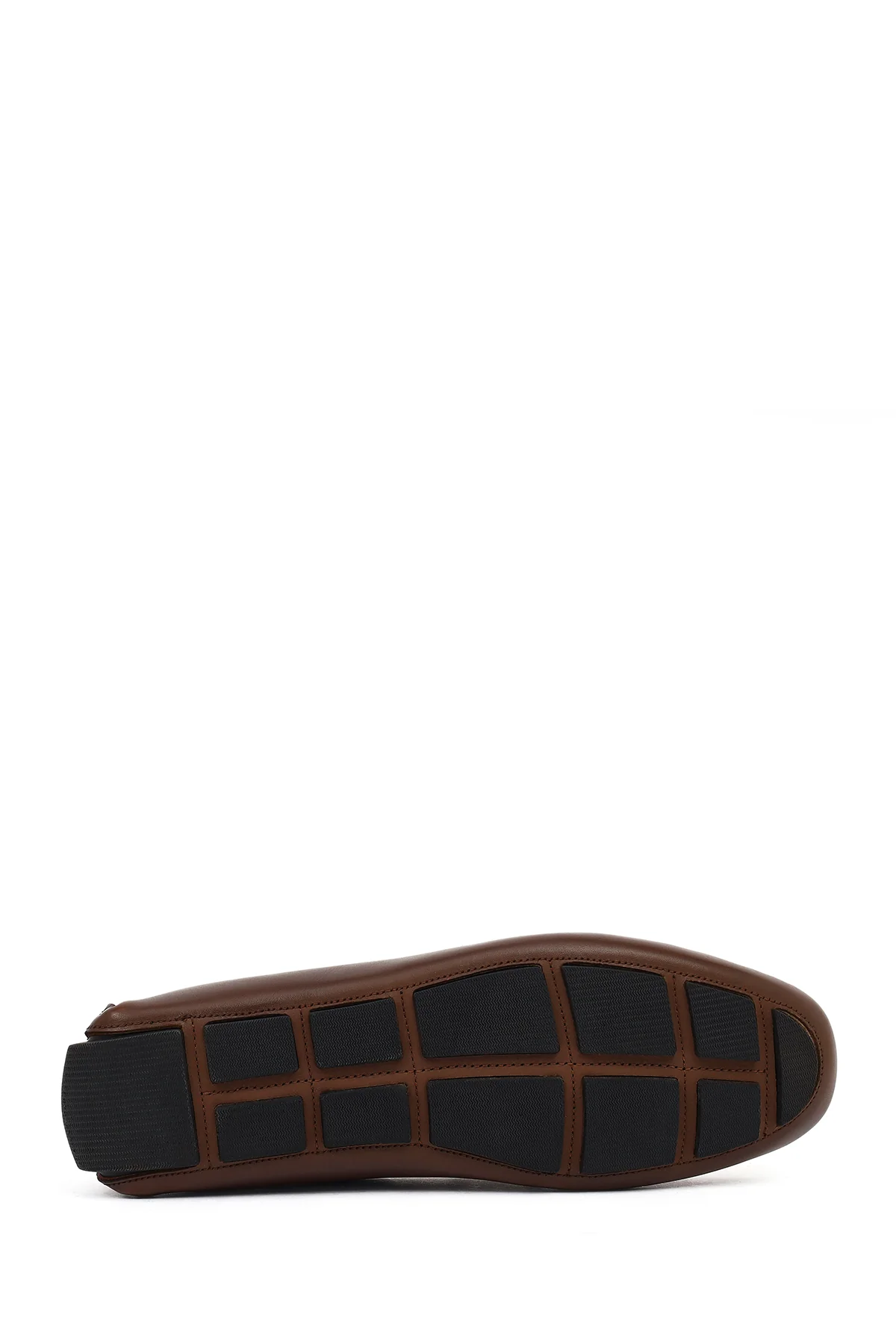 Erkek Kahverengi Deri Casual Loafer - Image 5