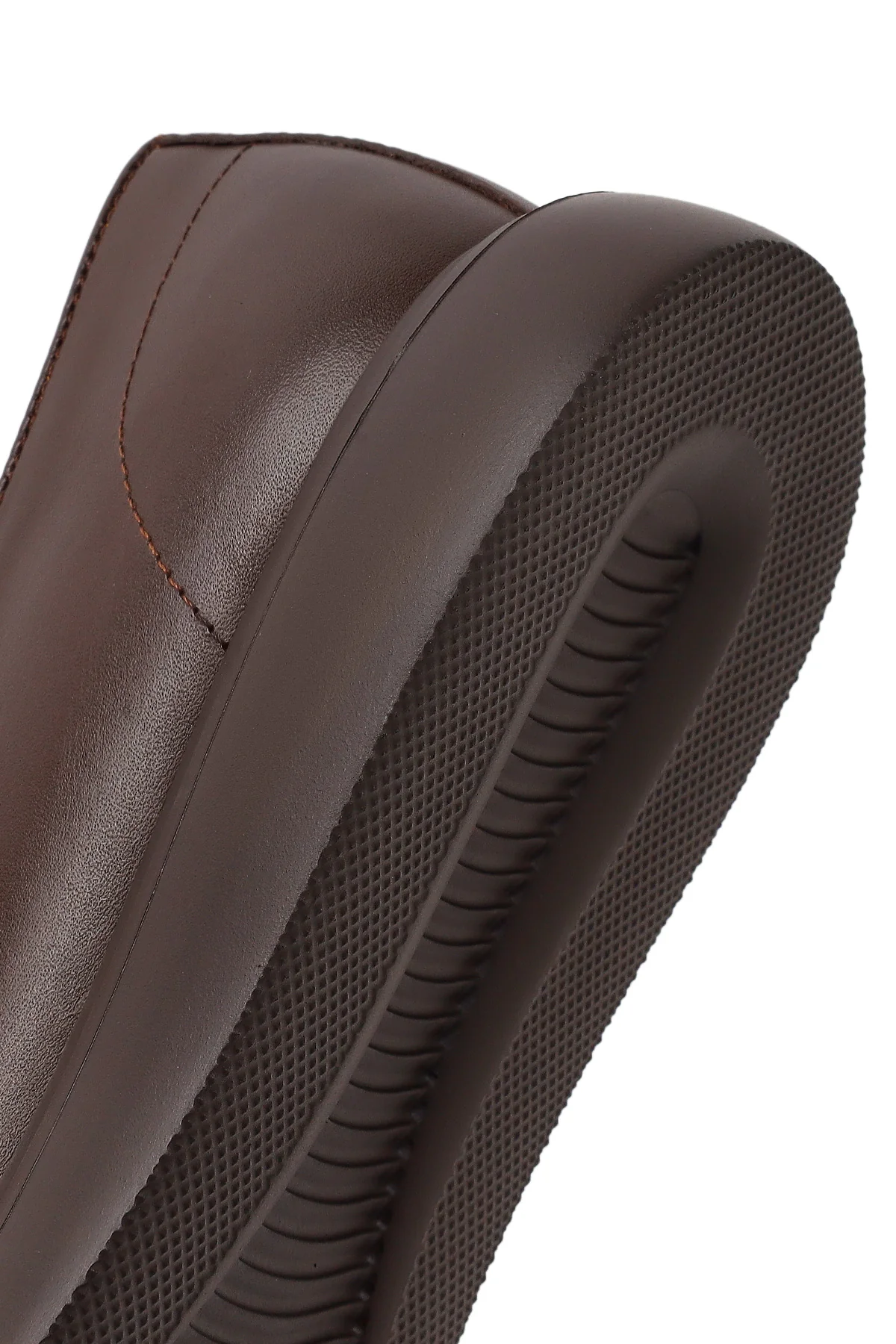 Erkek Kahverengi Deri Casual Loafer - Image 8