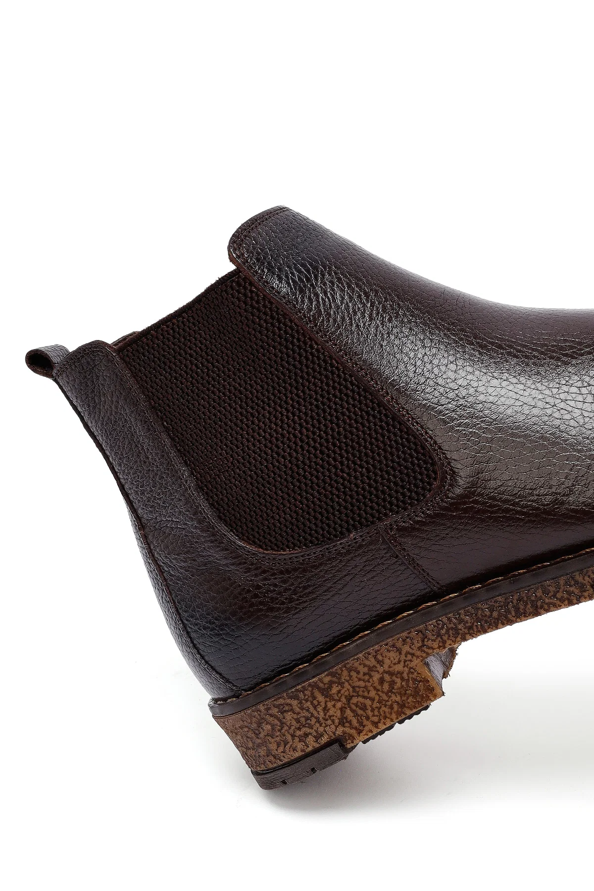 Erkek Kahverengi Deri Chelsea Bot - Image 11