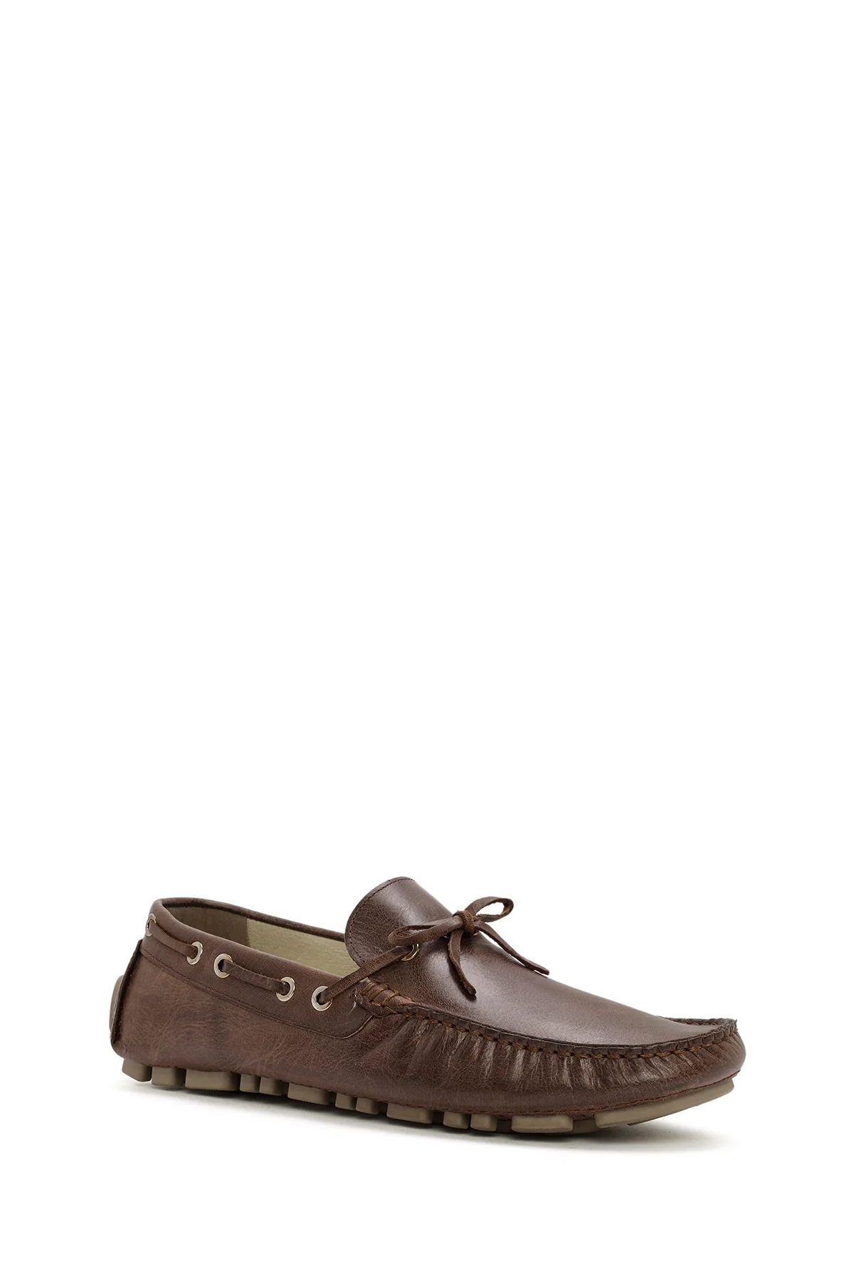 Erkek Kahverengi Deri Comfort Loafer - Image 6