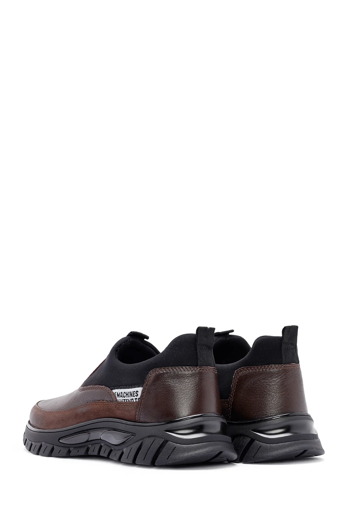 Erkek Kahverengi Deri Comfort Loafer - Image 5