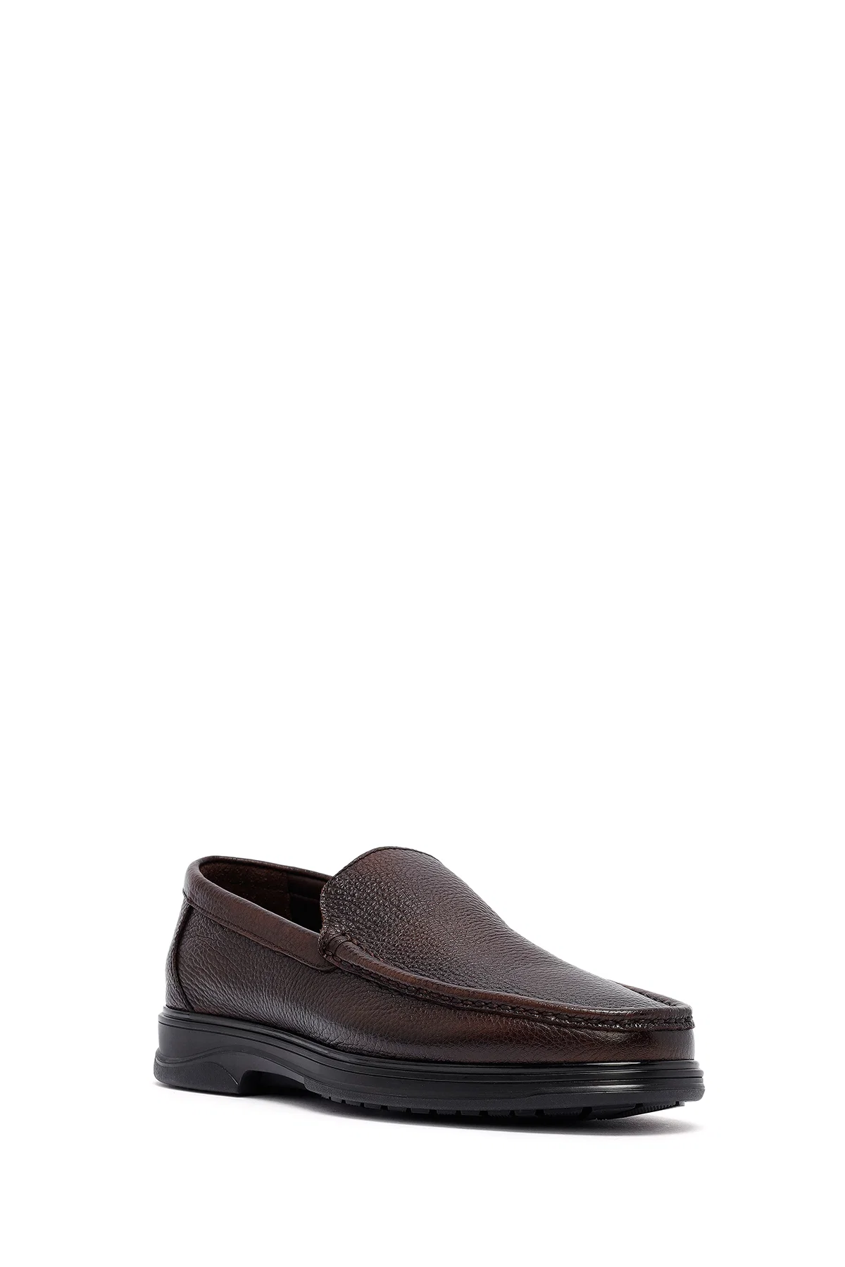 Erkek Kahverengi Deri Comfort Loafer - Image 6