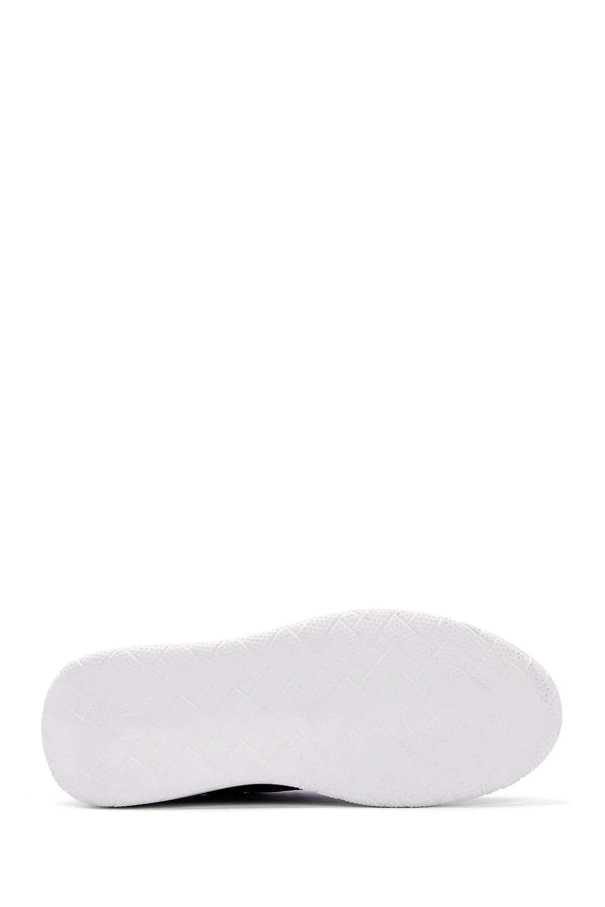 Erkek Kahverengi Deri Kalın Tabanlı Sneaker - Image 4