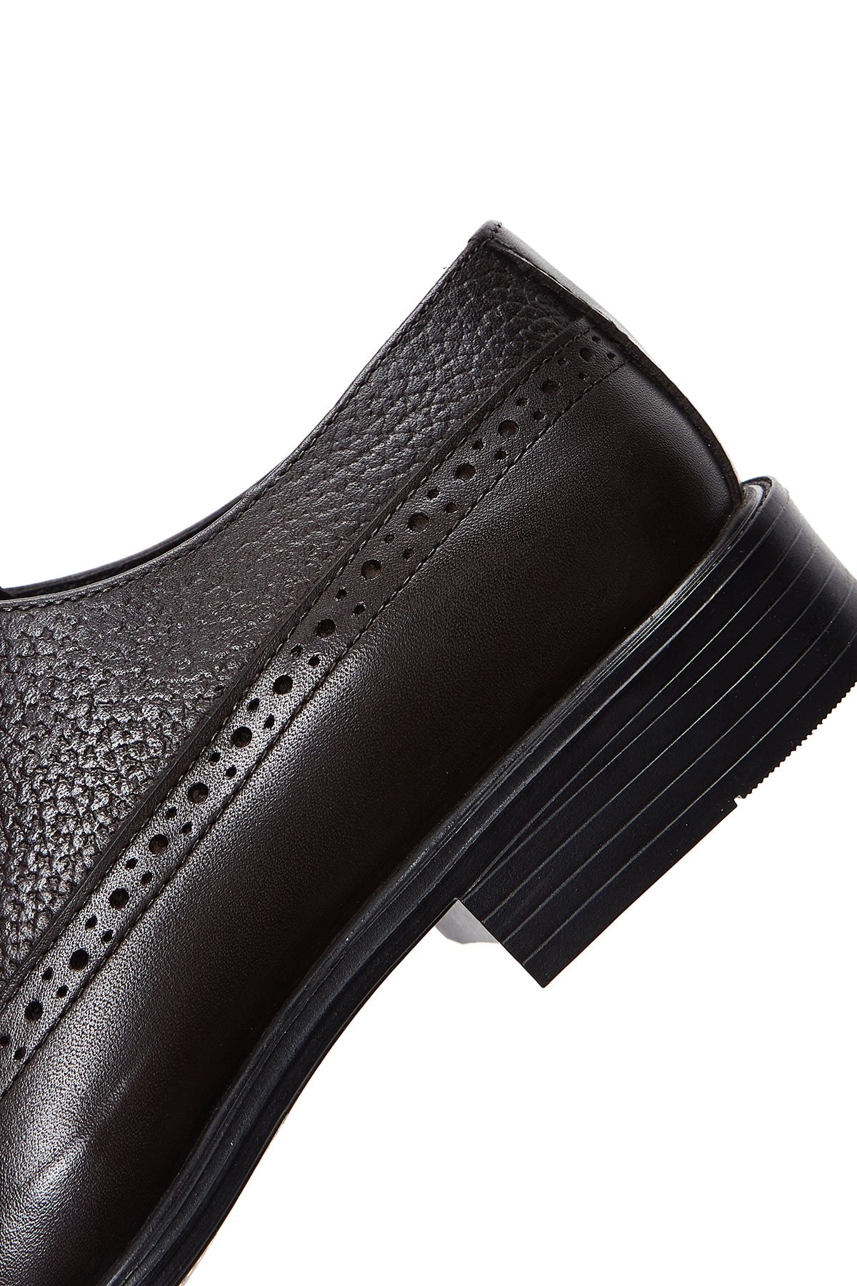 Erkek Kahverengi Deri Klasik Ayakkabı - Image 8