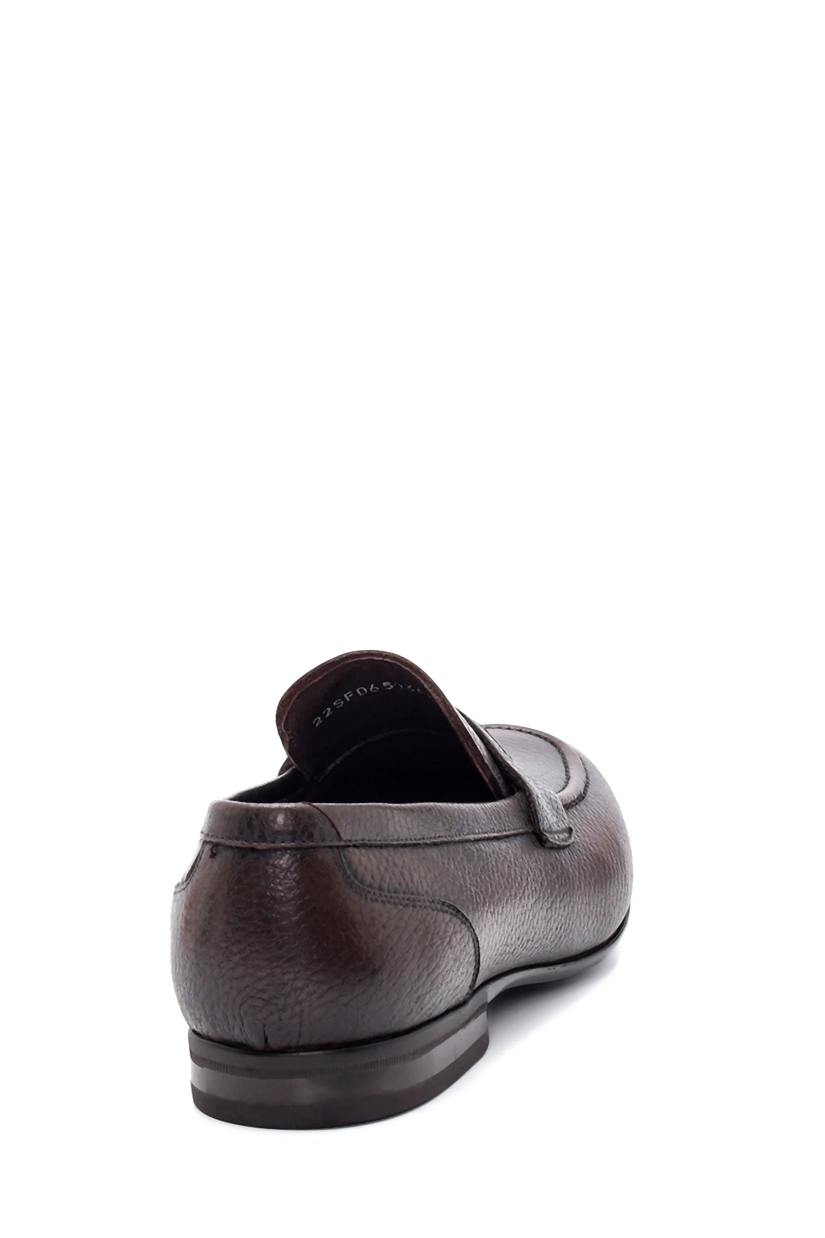 Erkek Kahverengi Deri Klasik Loafer - Image 5