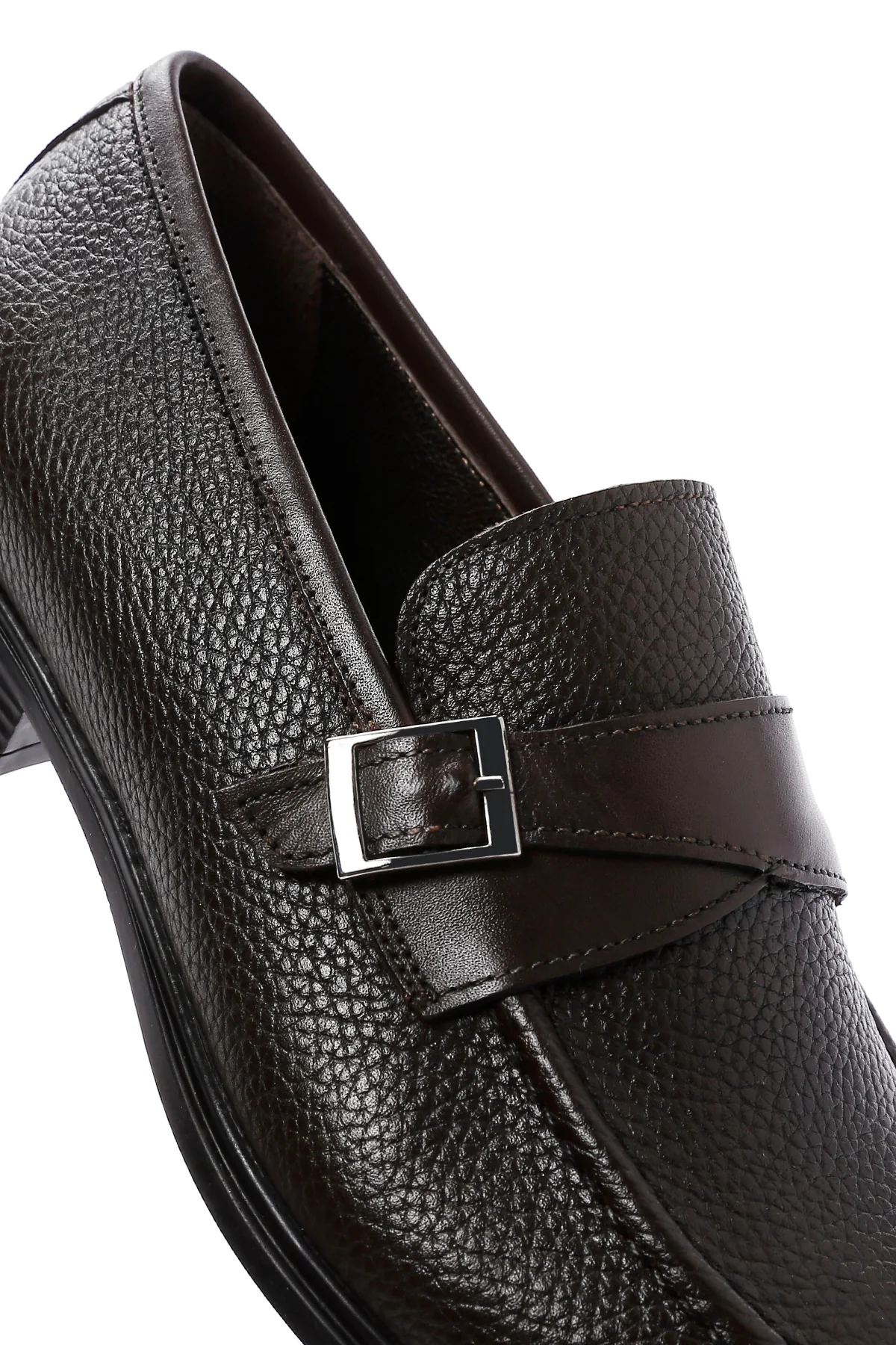 Erkek Kahverengi Deri Klasik Loafer - Image 10