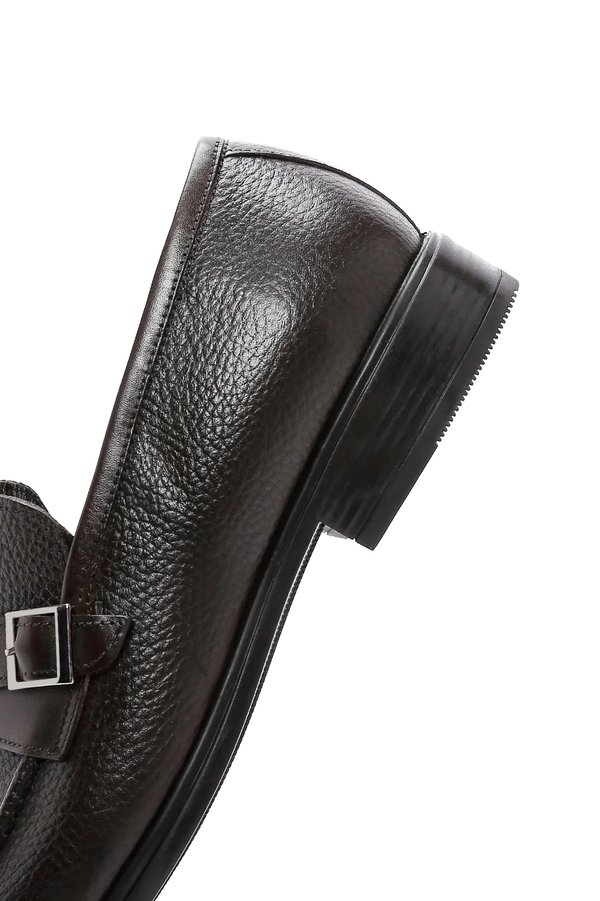 Erkek Kahverengi Deri Klasik Loafer - Image 7