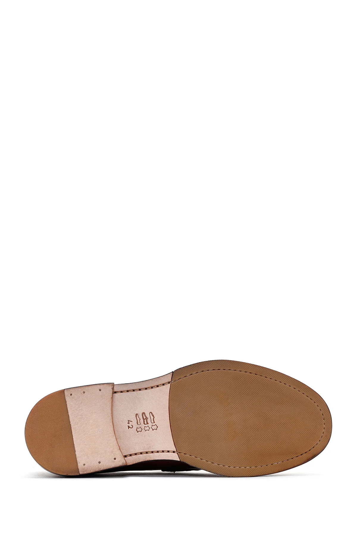 Erkek Kahverengi Deri Klasik Loafer - Image 4